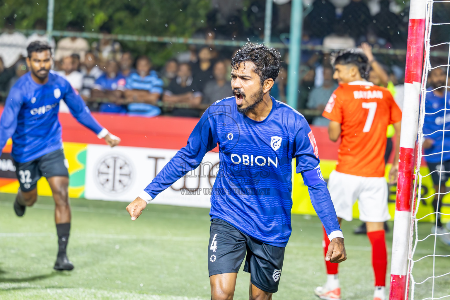 K Gaafaru vs K Kaashidhoo in Kaafu Atoll Semi Final in Day 24 of Golden Futsal Challenge 2025 was held on Tuesday , 28th January 2025, in Hulhumale', Maldives. Photos: Ismail Thoriq / images.mv
