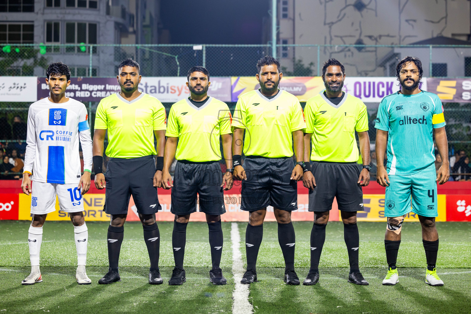 S Feydhoo vs S Hithadhoo in Seenu Atoll Final in Day 24 of Golden Futsal Challenge 2025 was held on Tuesday , 28th January 2025, in Hulhumale', Maldives. Photos: Nausham Waheed / images.mv