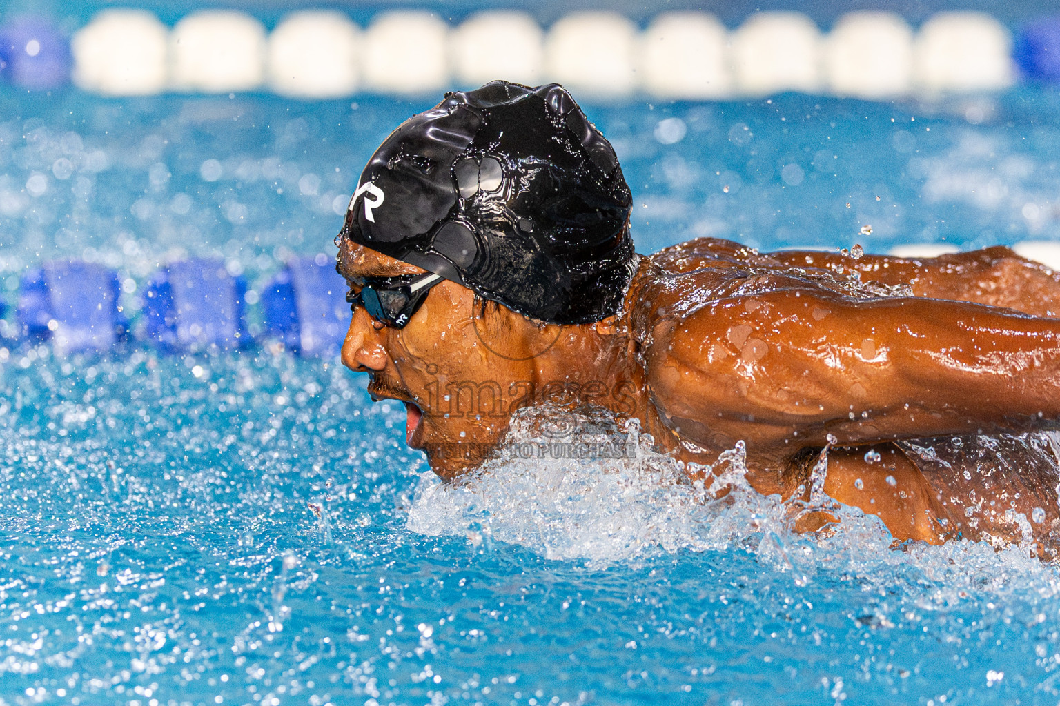 Day 4 of 1st National Short Course Swimming Competition held in Hulhumale', Maldives on Tuesday, 17th June 2025. Photos: Nausham Waheed / images.mv