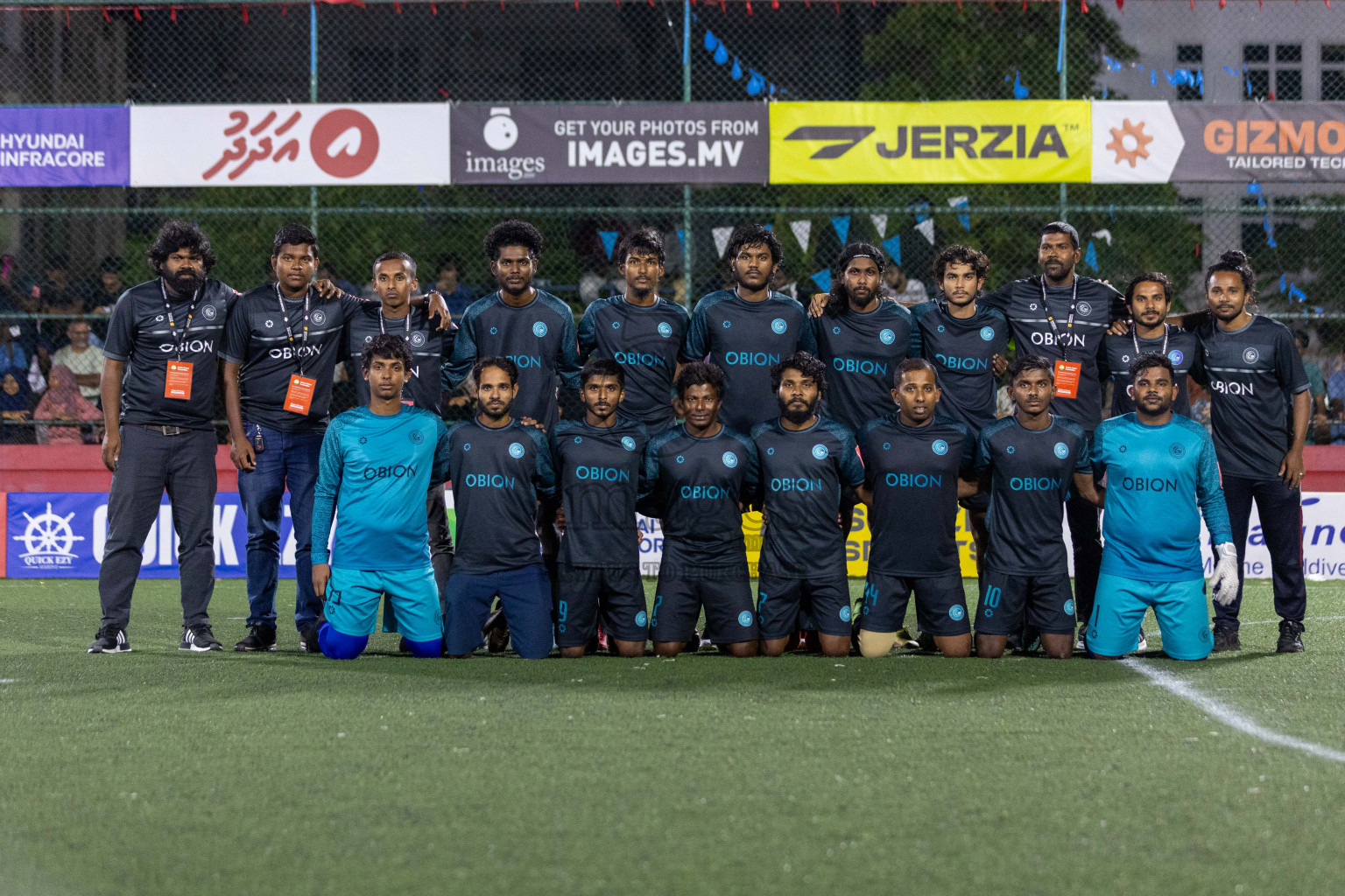 Sh Kanditheemu vs Sh Feydhoo in Day 21 of Golden Futsal Challenge 2024 was held on Sunday , 4th February 2024 in Hulhumale', Maldives Photos: Nausham Waheed / images.mv