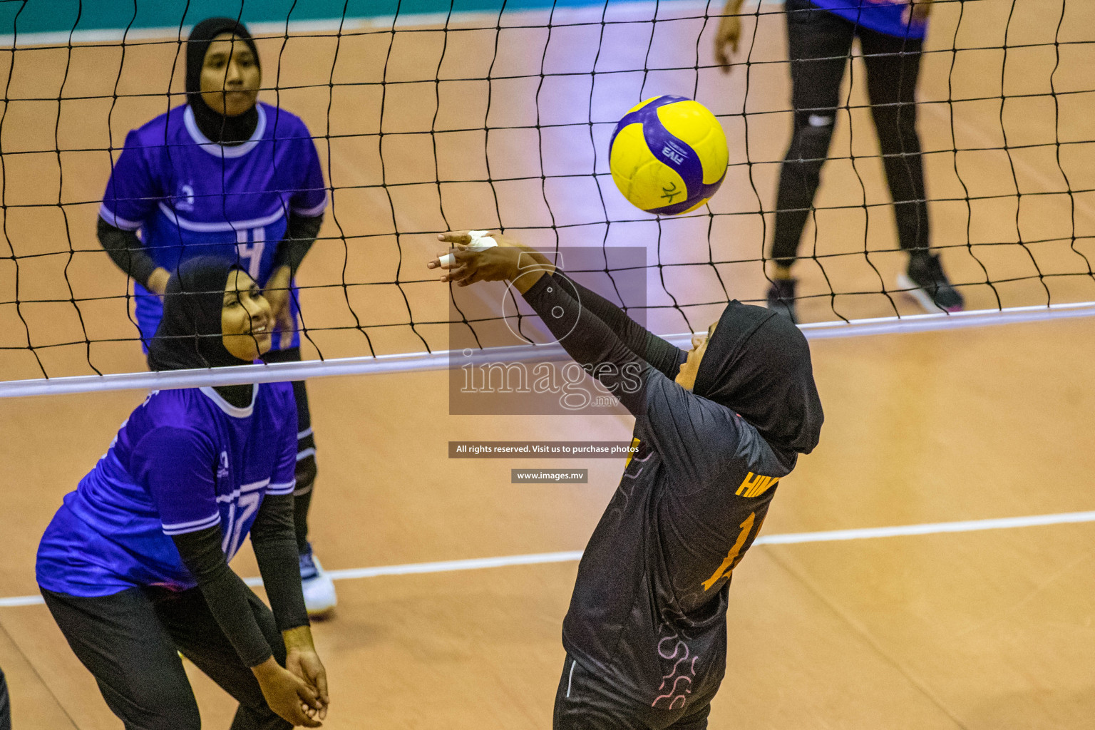 Volleyball Association Cup 2022-Women's Division-Match Day 6 was held in Male', Maldives on 28th May 2022 at Social Center Indoor Hall Photos By: Nausham Waheed /images.mv