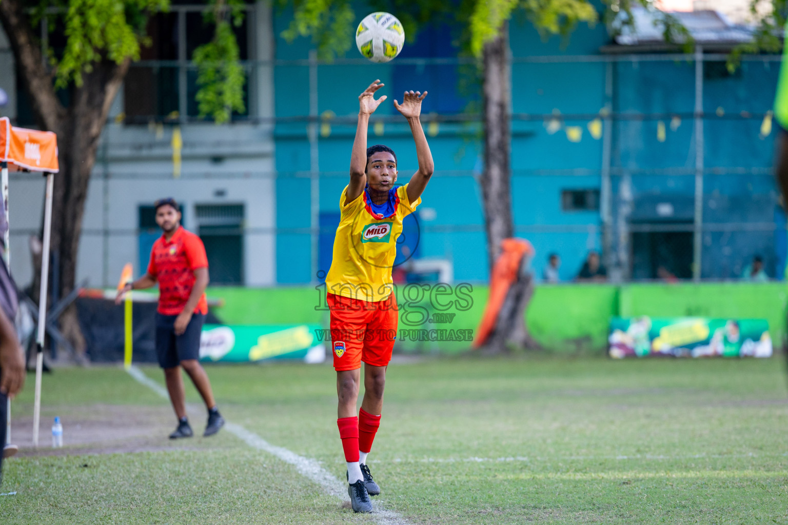 Day 3 of MILO Academy Championship 2024 (U-14) was held in Henveyru Stadium, Male', Maldives on Saturday, 2nd November 2024.
Photos: Ismail Thoriq, Images.mv