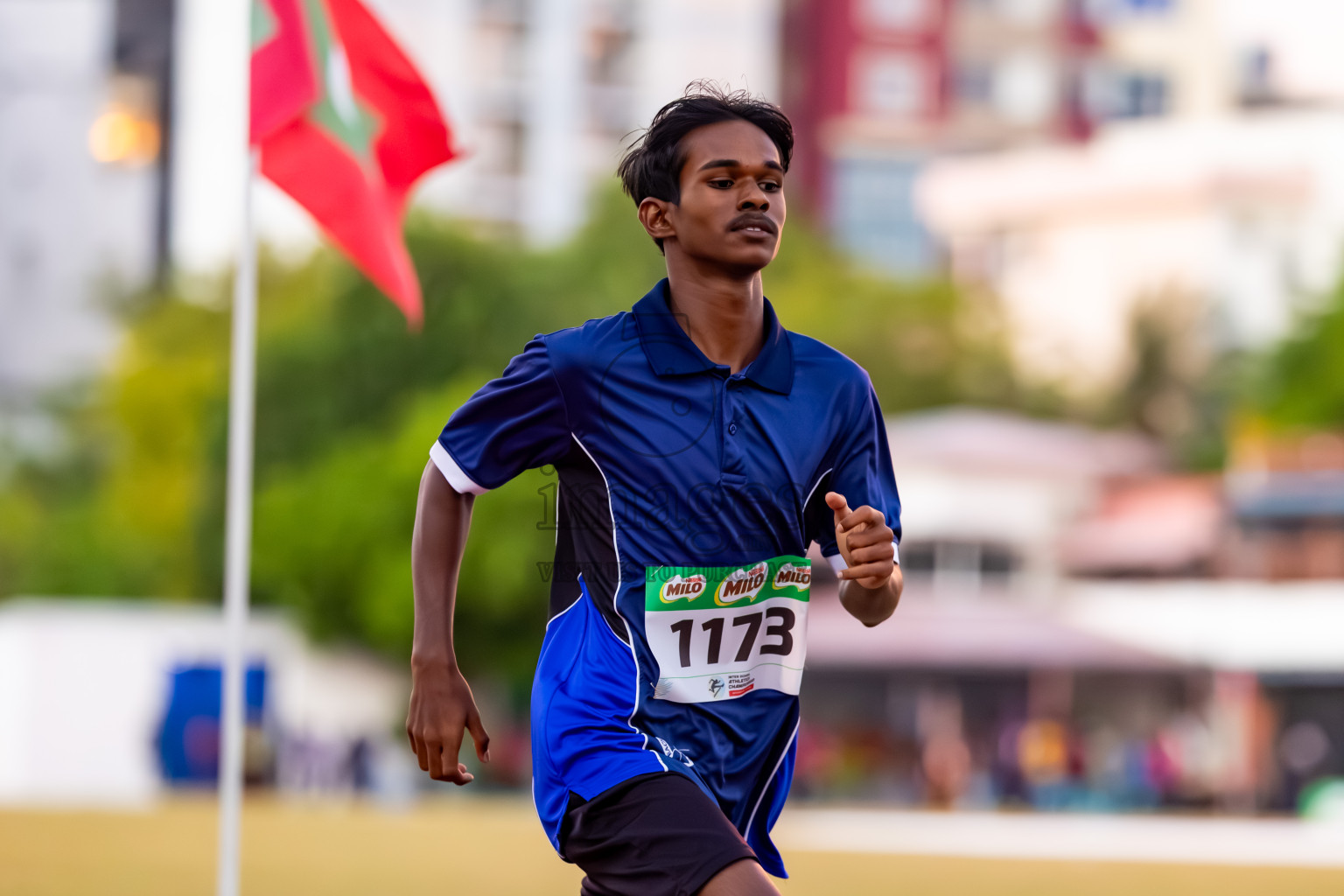 Day 4 of Inter-school Athletics Championship 2025 held in Ekuveni Synthetic Track, Male', Maldives on Thursday, 09th October 2025. Photos by: Nausham Waheed / Images.mv
