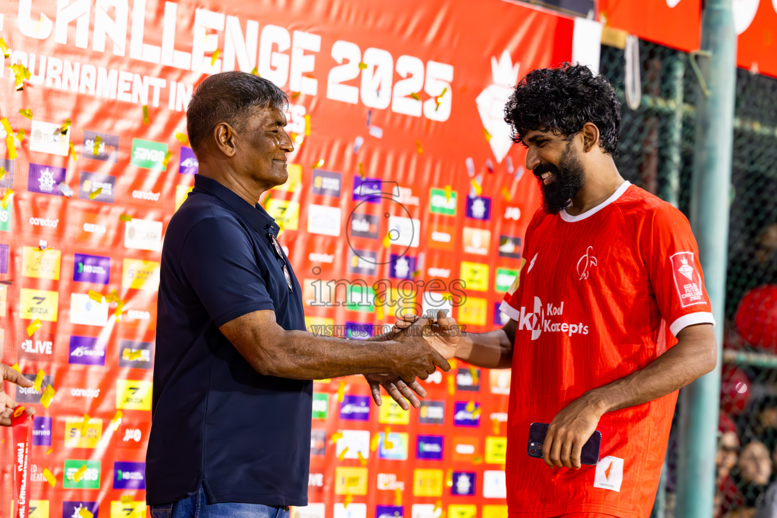F Dhanraboodhoo vs F Magoodhoo in Faafu Atoll Finals in Day 25 of Golden Futsal Challenge 2025 was held on Wednesday , 28th January 2025, in Hulhumale', Maldives. Photos: Ismail Thoriq / images.mv