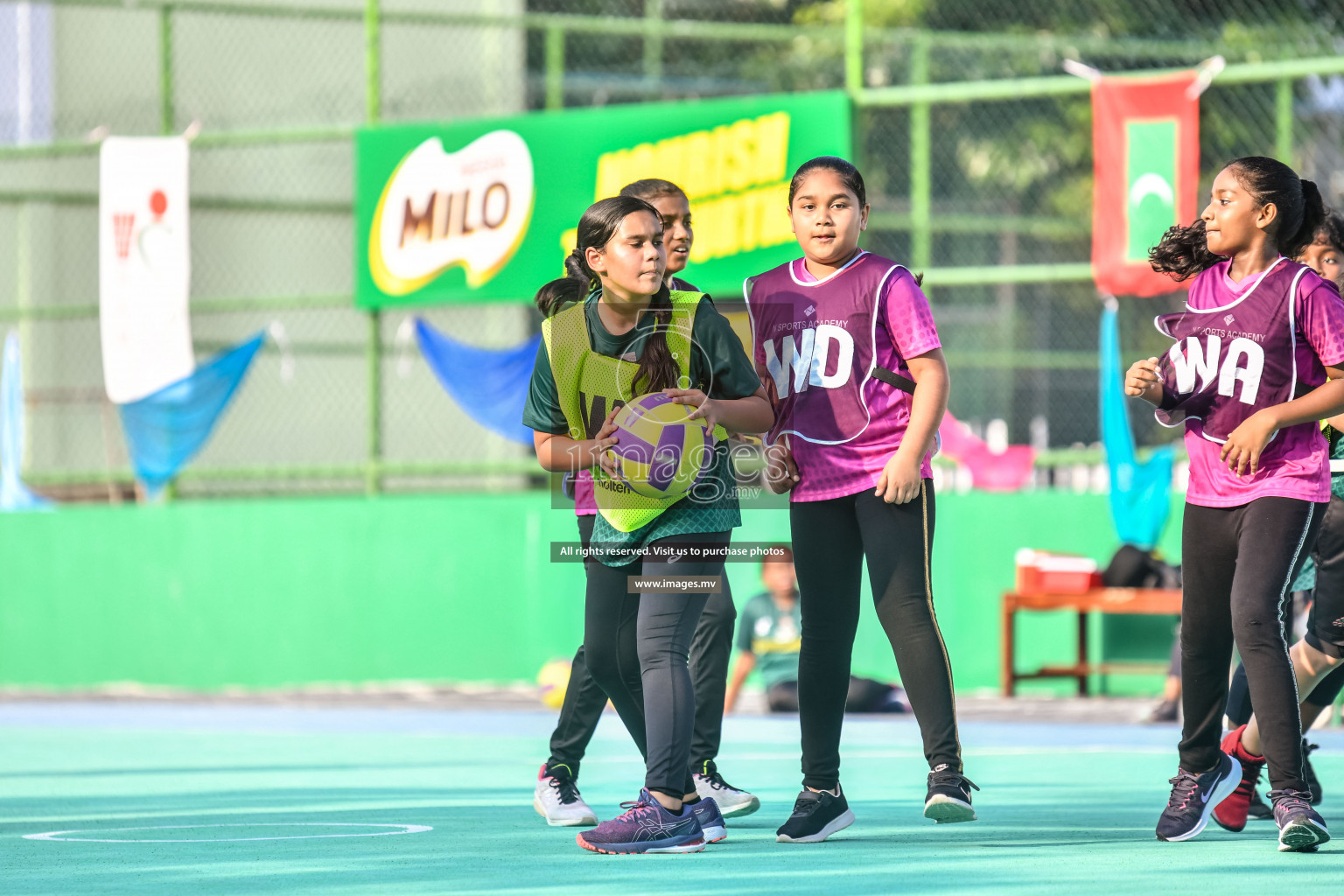 Day 7 of Junior Netball Championship 2022 on 11th March 2022 held in Male', Maldives. Photos by Nausham Waheed