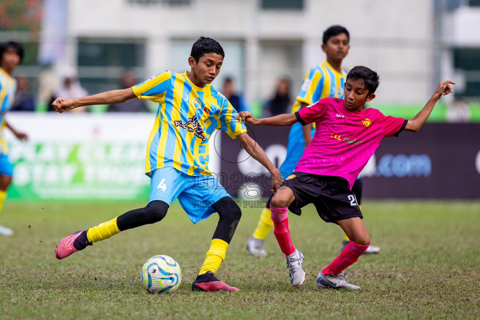 Under 12 United Victory vs Valancia on day 3 of Dhivehi Youth League 2024 held at Henveiru Stadium on Saturday, 23rd November 2024. Photos: Nausham Waheed/ Images.mv