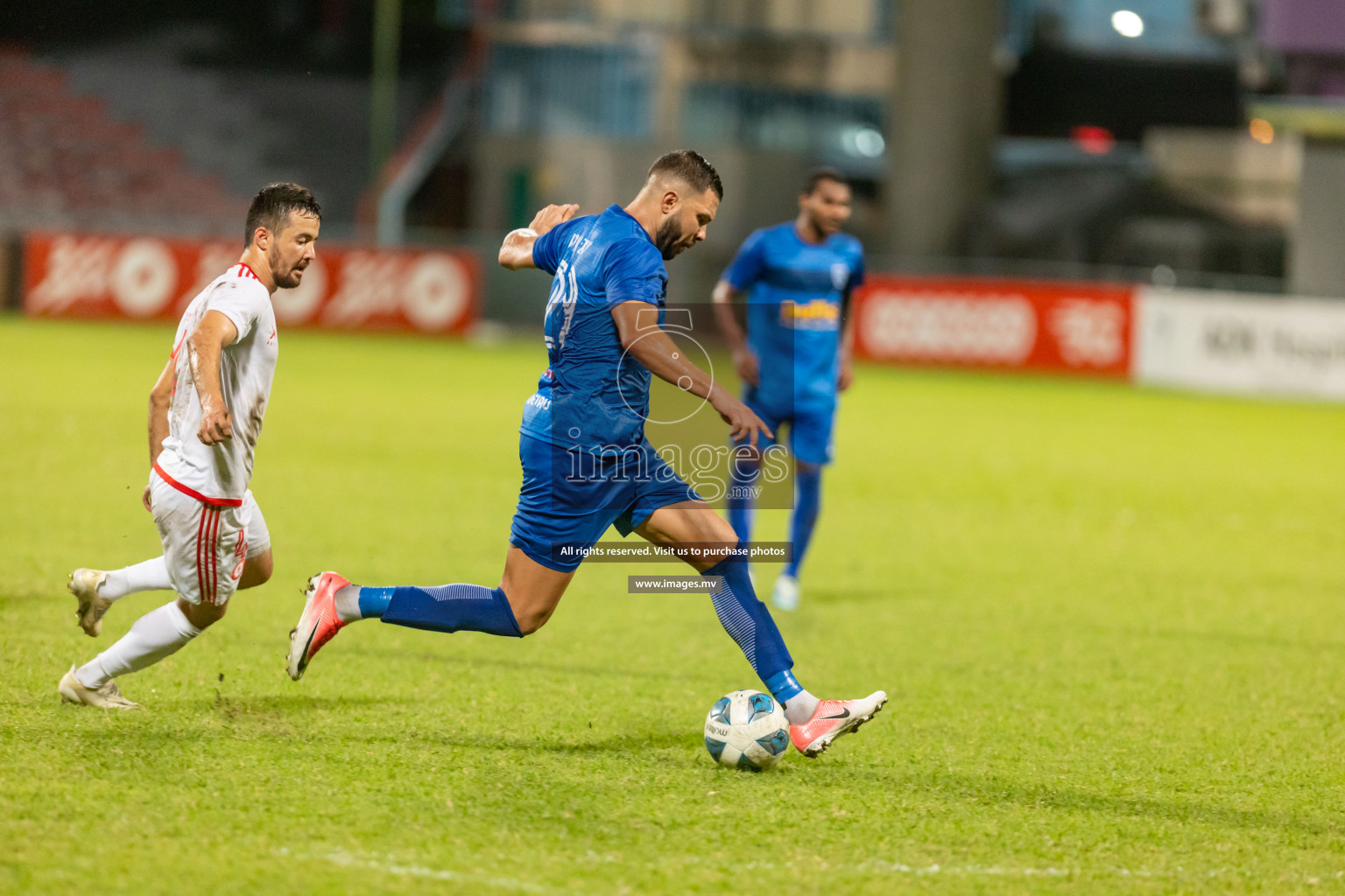 Kuda Henveiru United vs Buru Sports Club in 2nd Division 2022 on 14th July 2022, held in National Football Stadium, Male', Maldives Photos: Hassan Simah / Images.mv