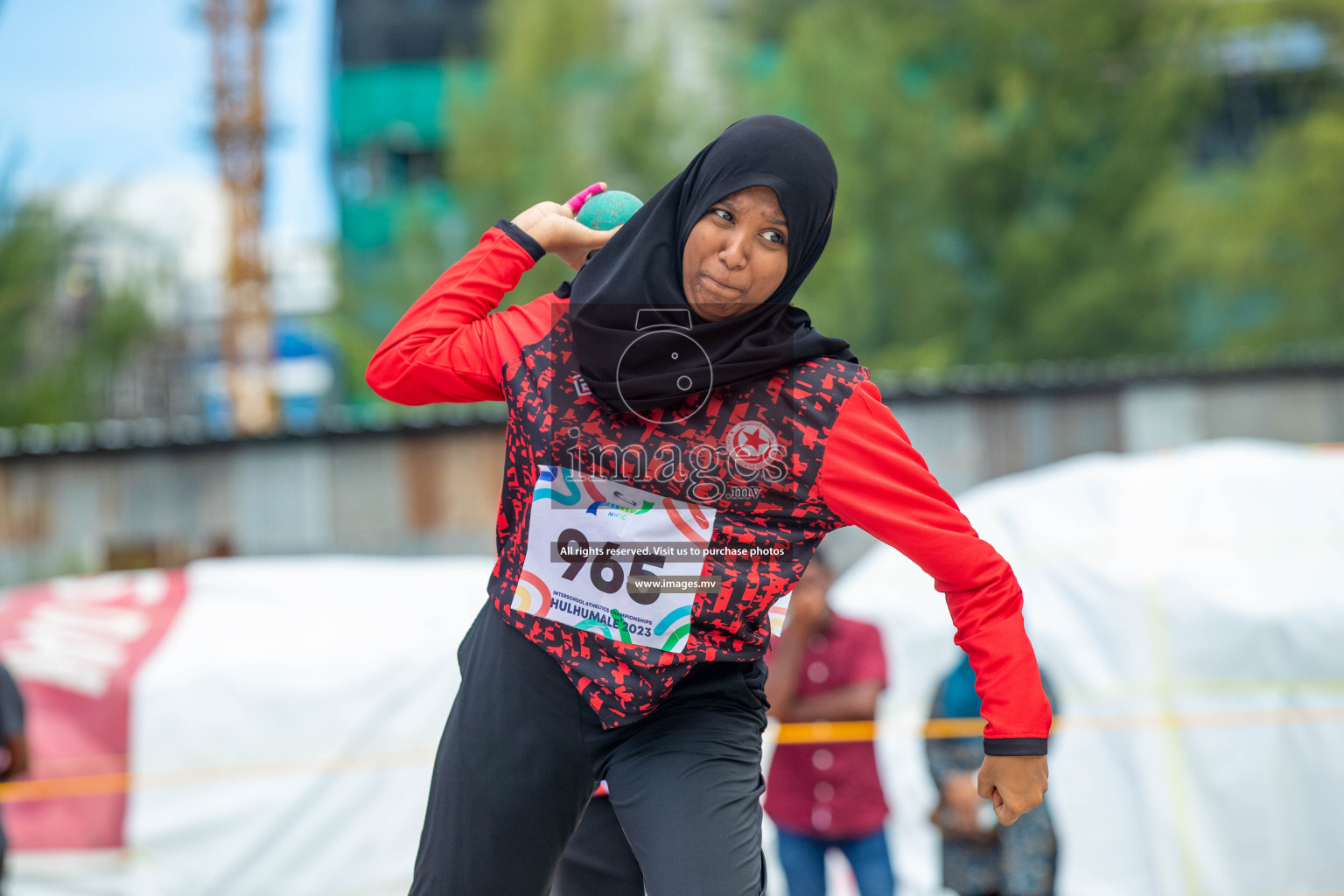 Day two of Inter School Athletics Championship 2023 was held at Hulhumale' Running Track at Hulhumale', Maldives on Sunday, 15th May 2023. Photos: Nausham Waheed / images.mv