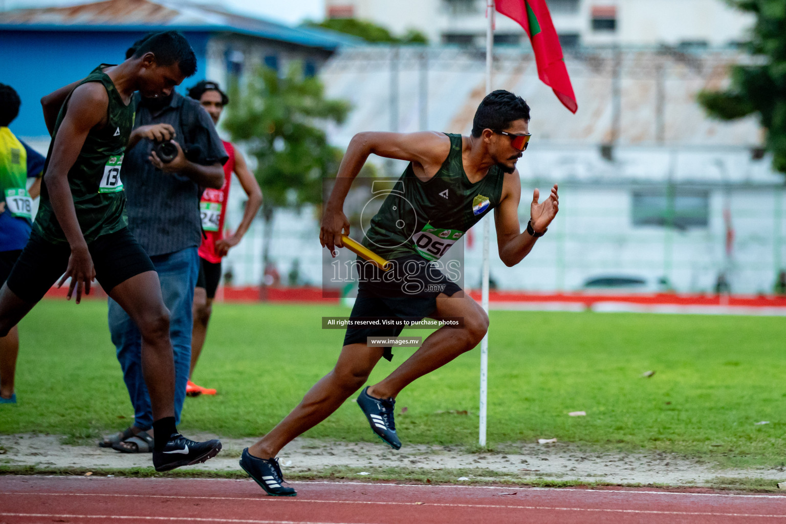 Day 2 of National Athletics Championship 2023 was held in Ekuveni Track at Male', Maldives on Friday, 24th November 2023. Photos: Hassan Simah / images.mv