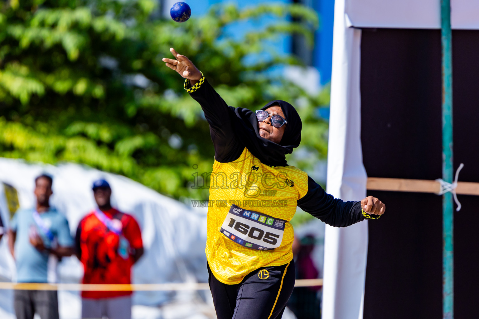 Day 3 of MWSC Interschool Athletics Championships 2024 held in Hulhumale Running Track, Hulhumale, Maldives on Monday, 11th November 2024. Photos by:  Nausham Waheed / Images.mv