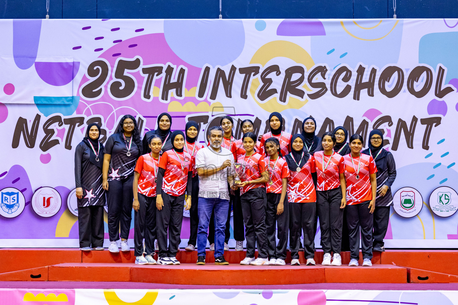 Closing Ceremony of Inter-school Netball Tournament held in Social Center at Male', Maldives on Monday, 26th August 2024. Photos: Hassan Simah / images.mv