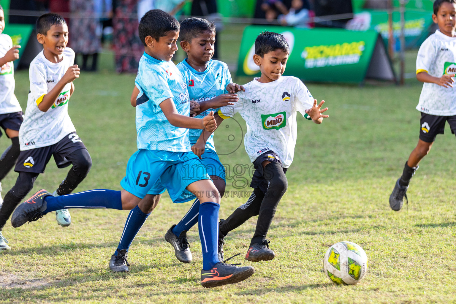 Day 2 of MILO Academy Championship 2025 was held on Friday, 14th February 2025 in Henveiru Stadium.
Photos: Mohamed Mahfooz Moosa / Images.mv