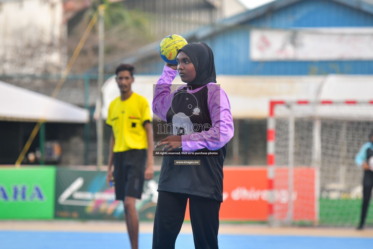 Day 8 of 6th MILO Handball Maldives Championship 2023, held in Handball ground, Male', Maldives on 27th May 2023 Photos: Nausham Waheed/ Images.mv