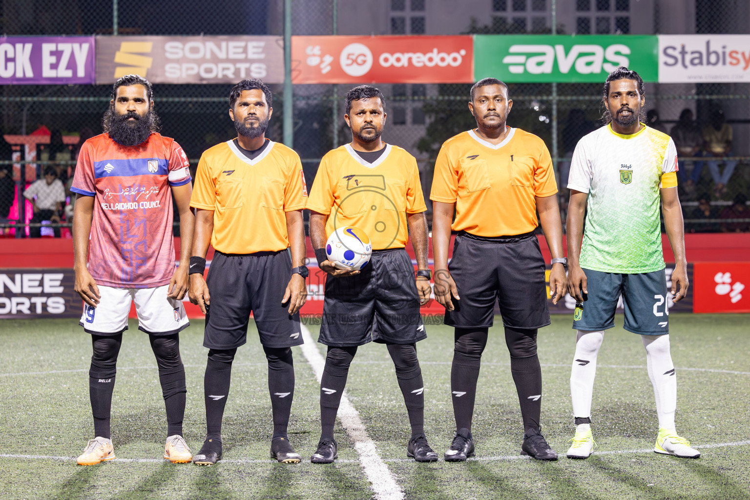 HDh Nellaidhoo vs HDh Vaikaradhoo in Day 9 of Golden Futsal Challenge 2025 was held on Monday, 13th January 2025, in Hulhumale', Maldives
Photos: Ismail Thoriq / images.mv