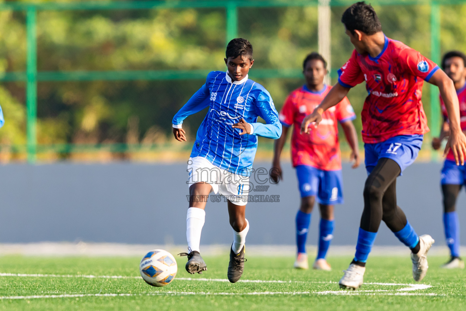 Chester Academy vs Baburu SC from Manadhoo Council Cup 2024 in N Manadhoo Maldives on Tuesday, 20th February 2023. Photos: Nausham Waheed / images.mv