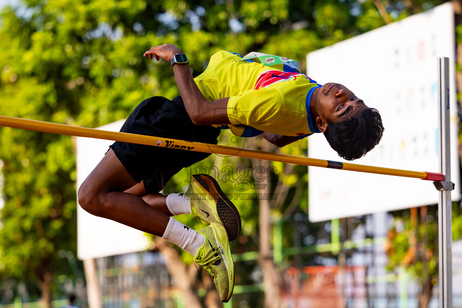 Day 1 of National Athletics Championship 2025 was held at Ekuveni Running Ground in Male', Maldives on Thursday, 14th August 2025. Photos: Nausham Waheed / images.mv
