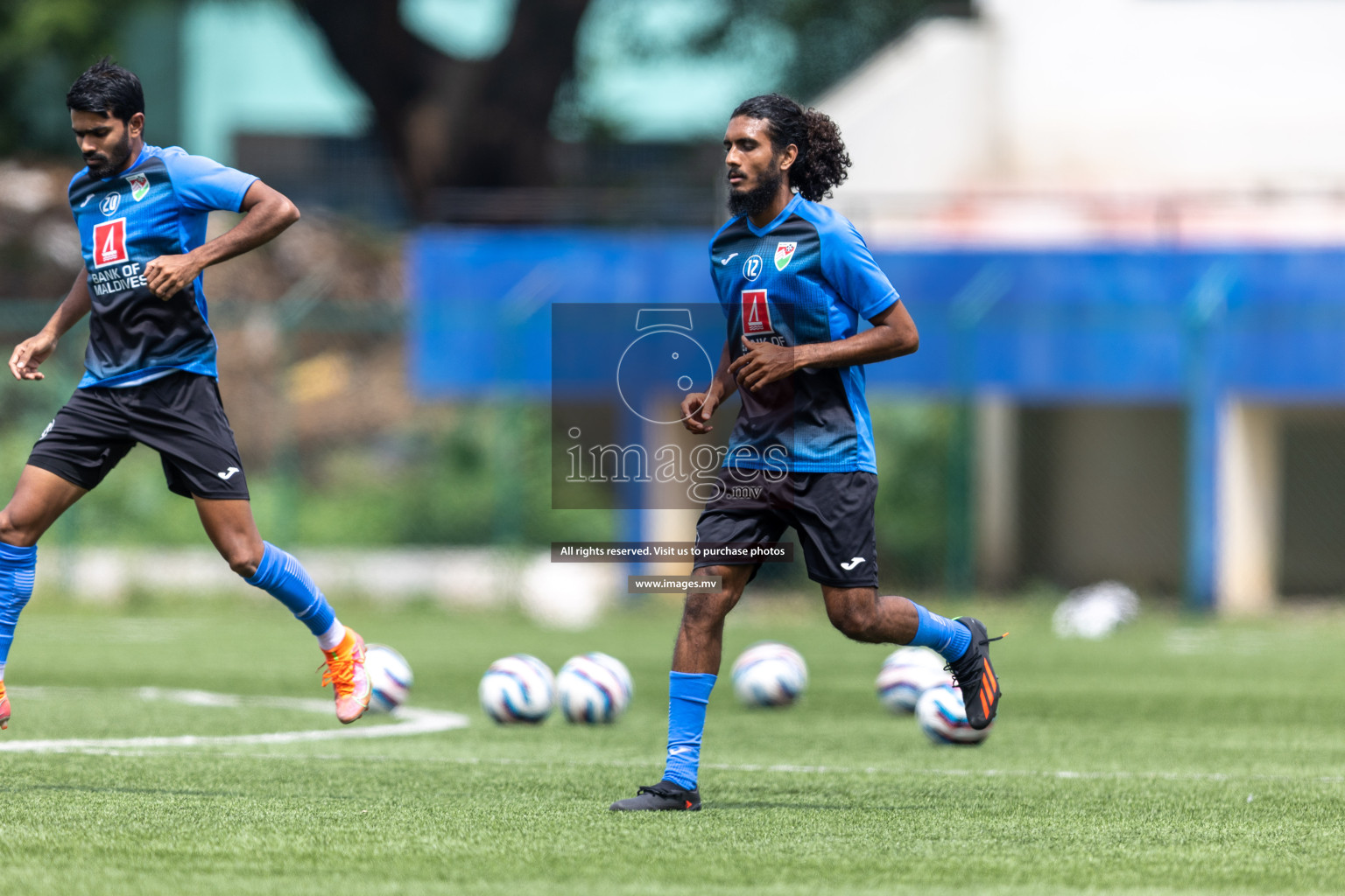 Maldives and Bangladesh Practice Sessions on 23 June 2023 before their match in Bangabandhu SAFF Championship 2023 held in Bengaluru Football Tournament