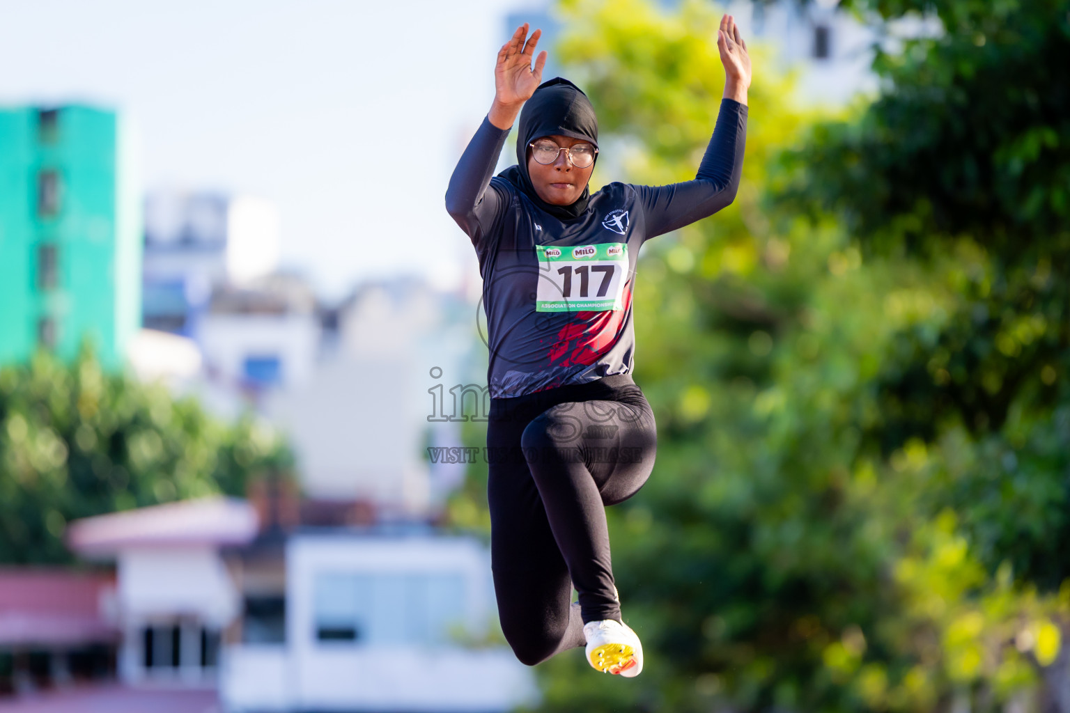 Day 3 of 12th Milo Association Championships was held in Ekuveni Track at Male', Maldives on Saturday, 26th April 2025. Photos: Nausham Waheed  / images.mv