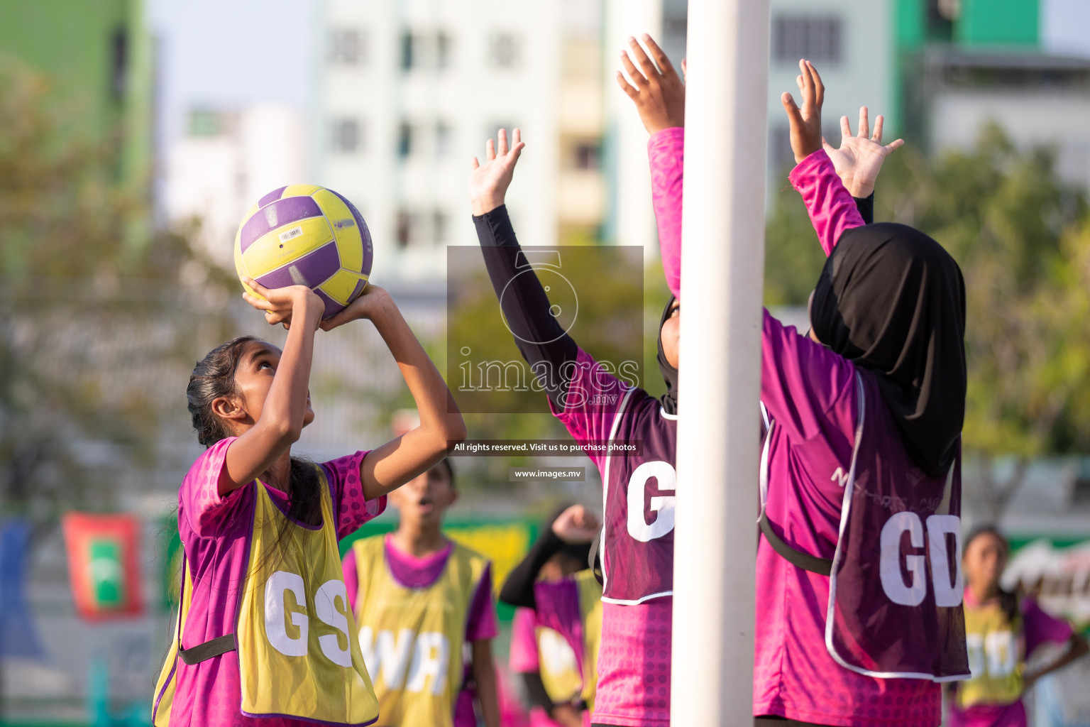 Day 7 of Junior Netball Championship 2022 on 11th March 2022 held in Male', Maldives. Photos by Nausham Waheed & Hassan Simah