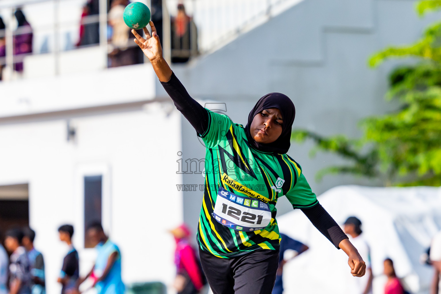 Day 3 of MWSC Interschool Athletics Championships 2024 held in Hulhumale Running Track, Hulhumale, Maldives on Monday, 11th November 2024. Photos by:  Nausham Waheed / Images.mv