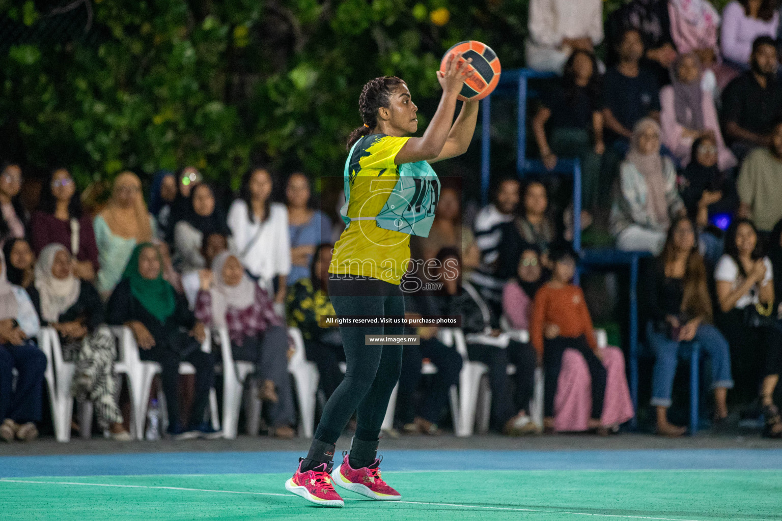 Final of 20th Milo National Netball Tournament 2023, held in Synthetic Netball Court, Male', Maldives on 11th June 2023 Photos: Nausham Waheed/ Images.mv