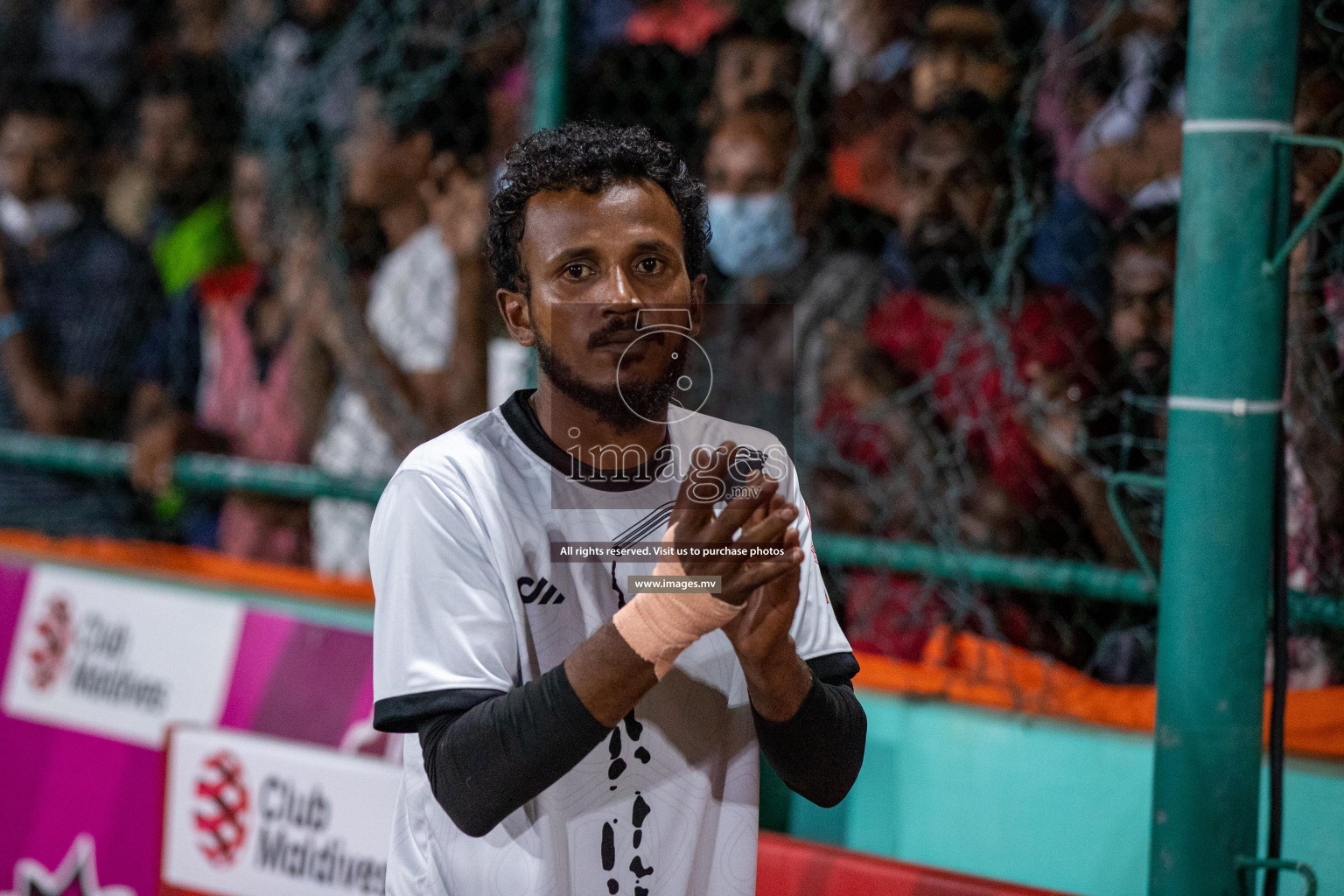 RRC Vs FSM in the Semi Finals of Club Maldives 2021 held in Hulhumale, Maldives on 19 December 2021. Photos: Ismail Thoriq / images.mv