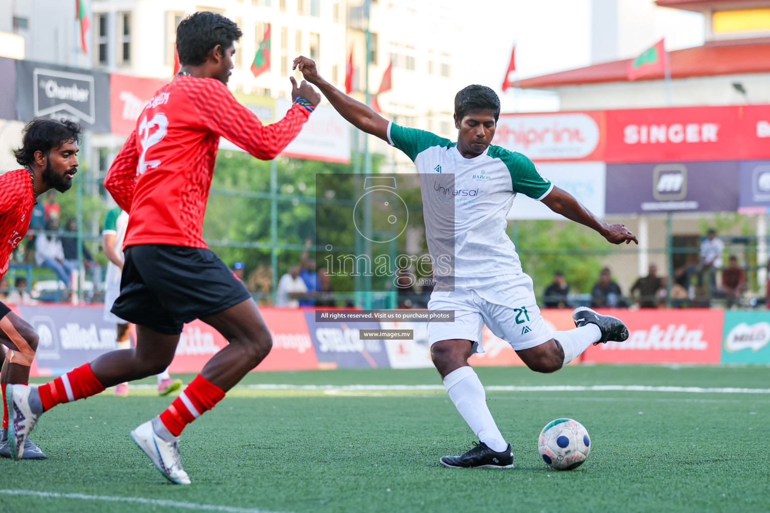 Stelco Club vs Baros Maldives in Club Maldives Cup 2023 held in Hulhumale, Maldives, on Thursday, 27th July 2023 Photos: Nausham Waheed/ images.mv