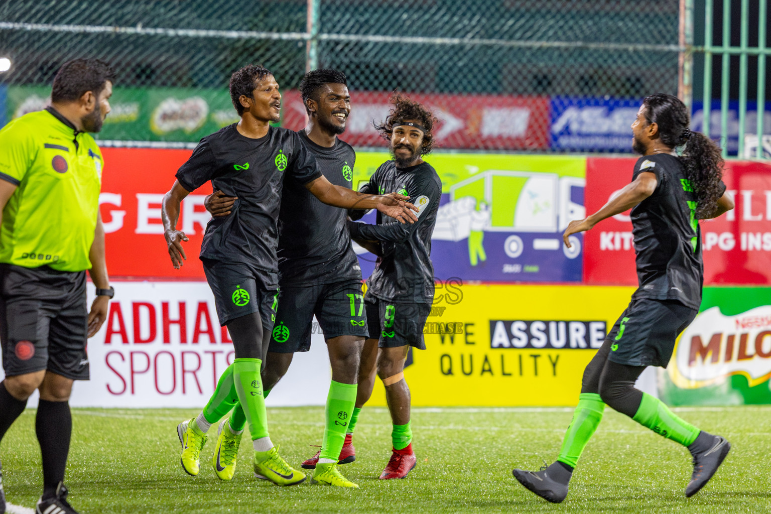 Road Recreation Club vs Team Naivaadhoo in Kings Cup of Club Maldives  2025 was held in Rehendhi Futsal Ground, Hulhumale', Maldives on Saturday, 6th September 2025. Photos: Ismail Thoriq / images.mv