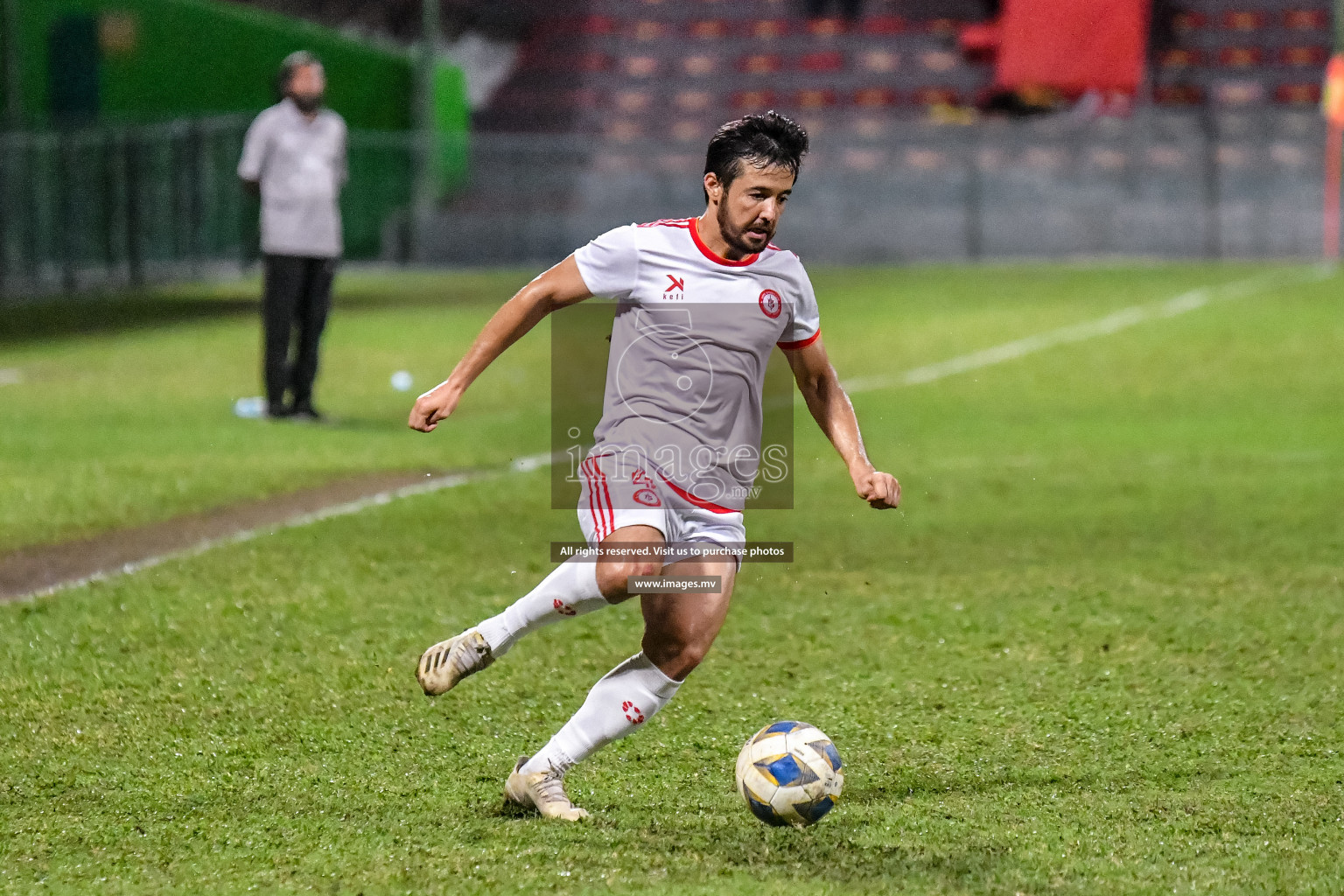 Da Grande vs Buru Sports Club in Dhivehi Premier League Qualification 22 on 27th Aug 2022, held in National Football Stadium, Male', Maldives Photos: Nausham Waheed / Images.mv