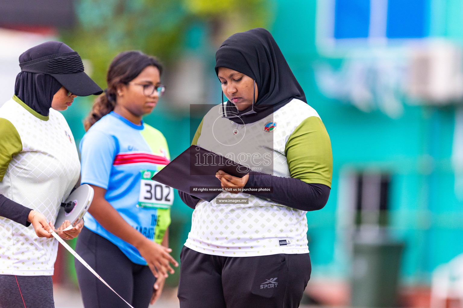 Day 2 of National Athletics Championship 2023 was held in Ekuveni Track at Male', Maldives on Friday, 24th November 2023. Photos: Nausham Waheed / images.mv