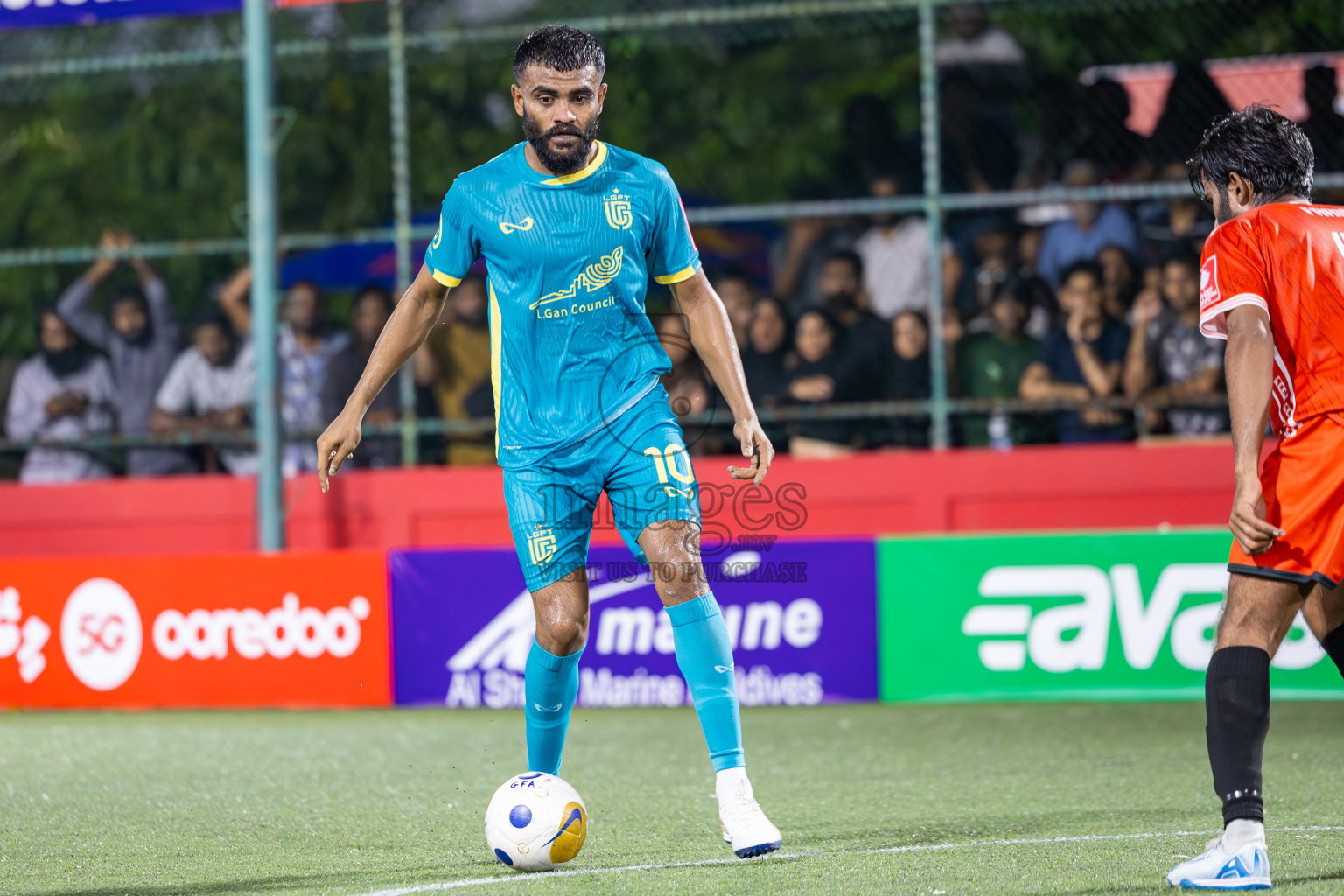 L Maavah VS L Gan in Day 8 of Golden Futsal Challenge 2025 was held on Sunday, 12th January 2025, in Hulhumale', Maldives
Photos: Ismail Thoriq / images.mv
