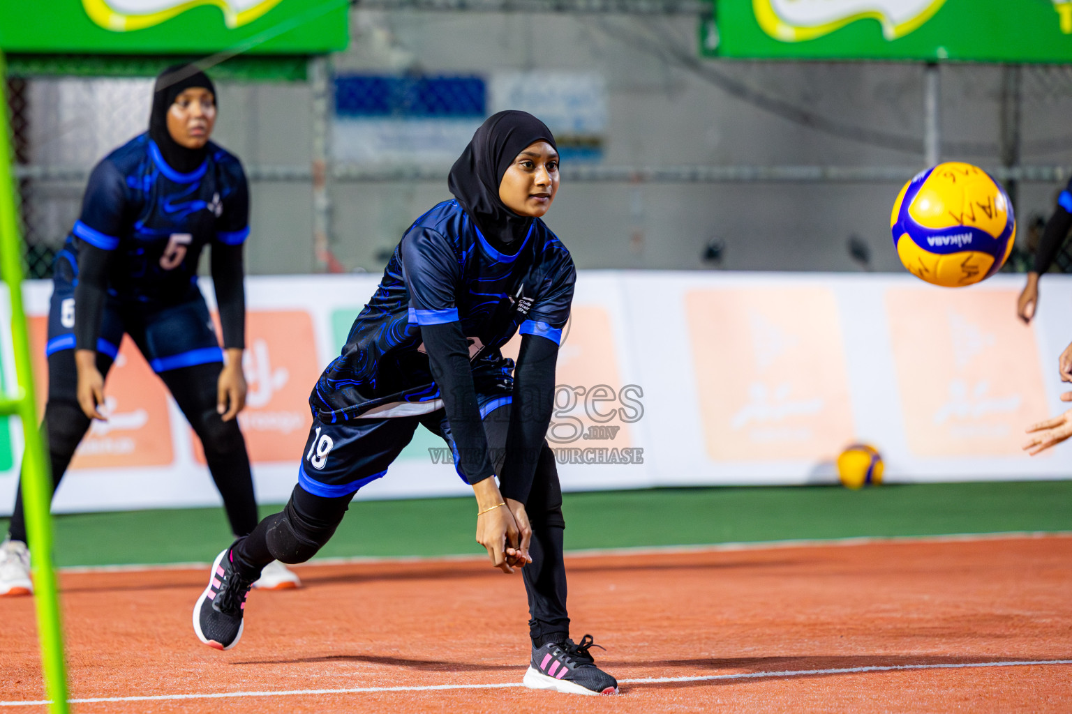 Raajje Volley Club vs Club Rising Star Academy in Milo National Junior Volleyball Championship 2025 Day 4 was held on Tuesday, 25th November 2025 at Ekuveni Turf Court Male', Maldives. Photos: Nausham Waheed / images.mv