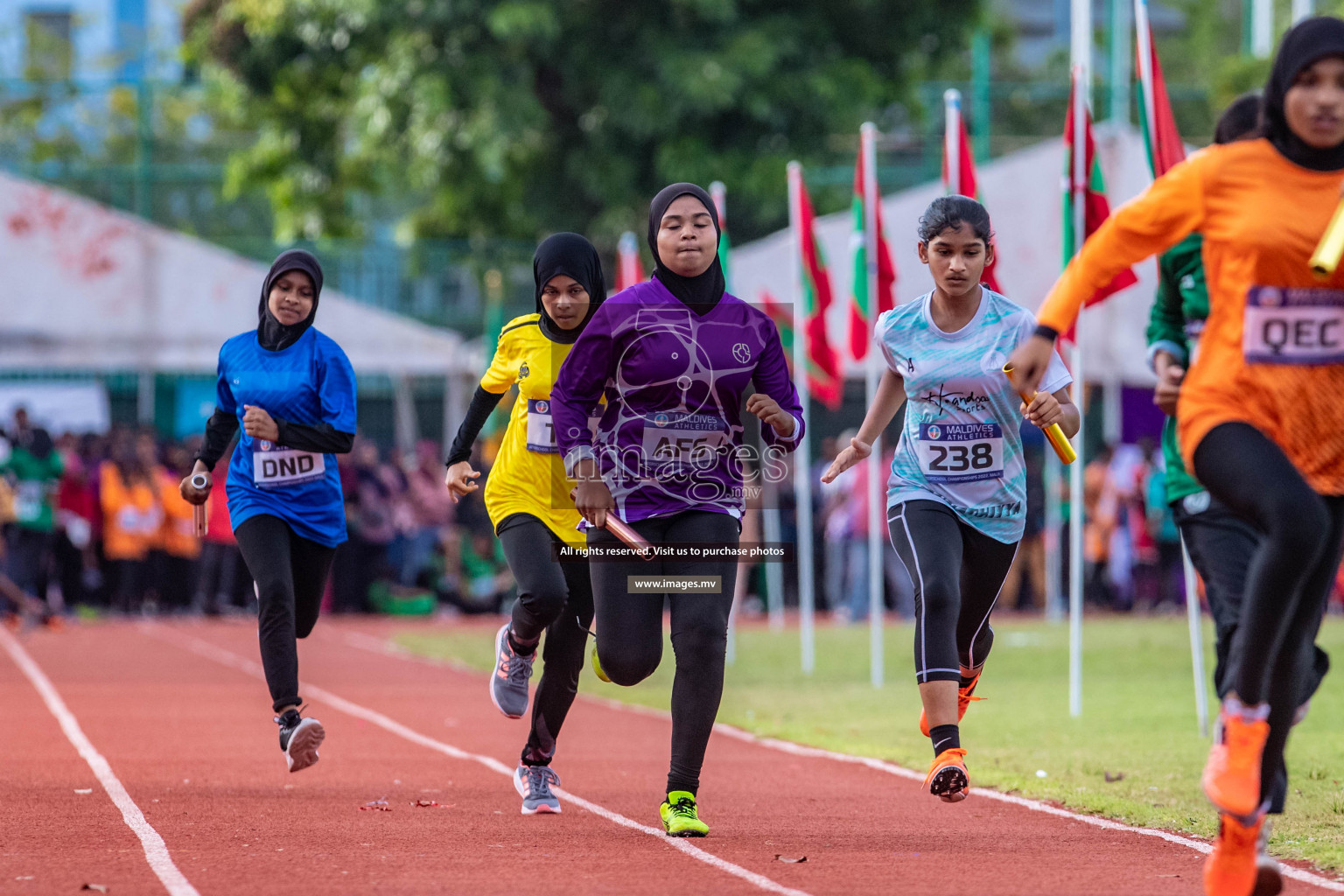 Day 3 of Inter-School Athletics Championship held in Male', Maldives on 25th May 2022. Photos by: Nausham Waheed / images.mv