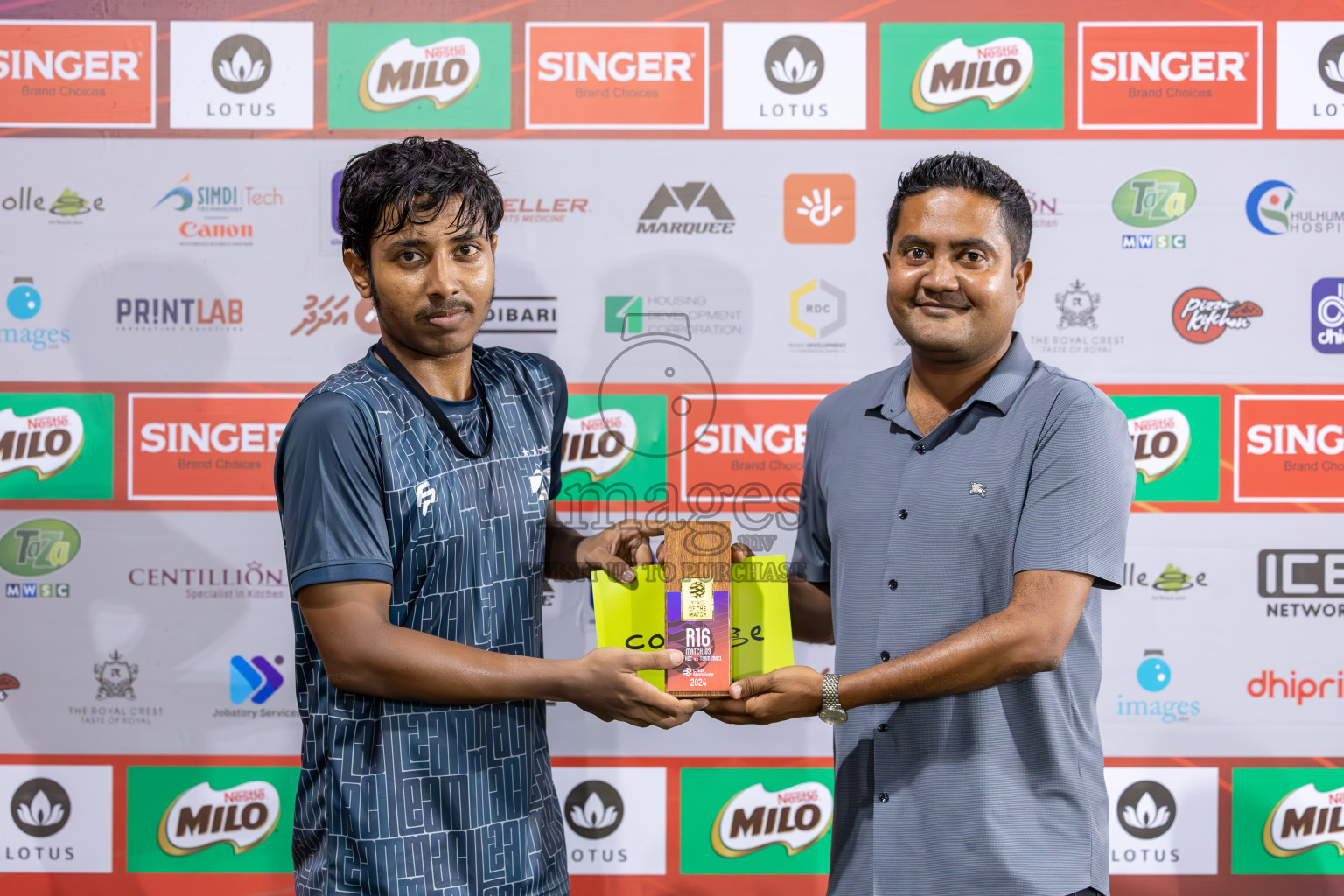 HDC vs MACL in Round of 16 of Club Maldives Cup 2024 held in Rehendi Futsal Ground, Hulhumale', Maldives on Monday, 7th October 2024. Photos: Ismail Thoriq / images.mv