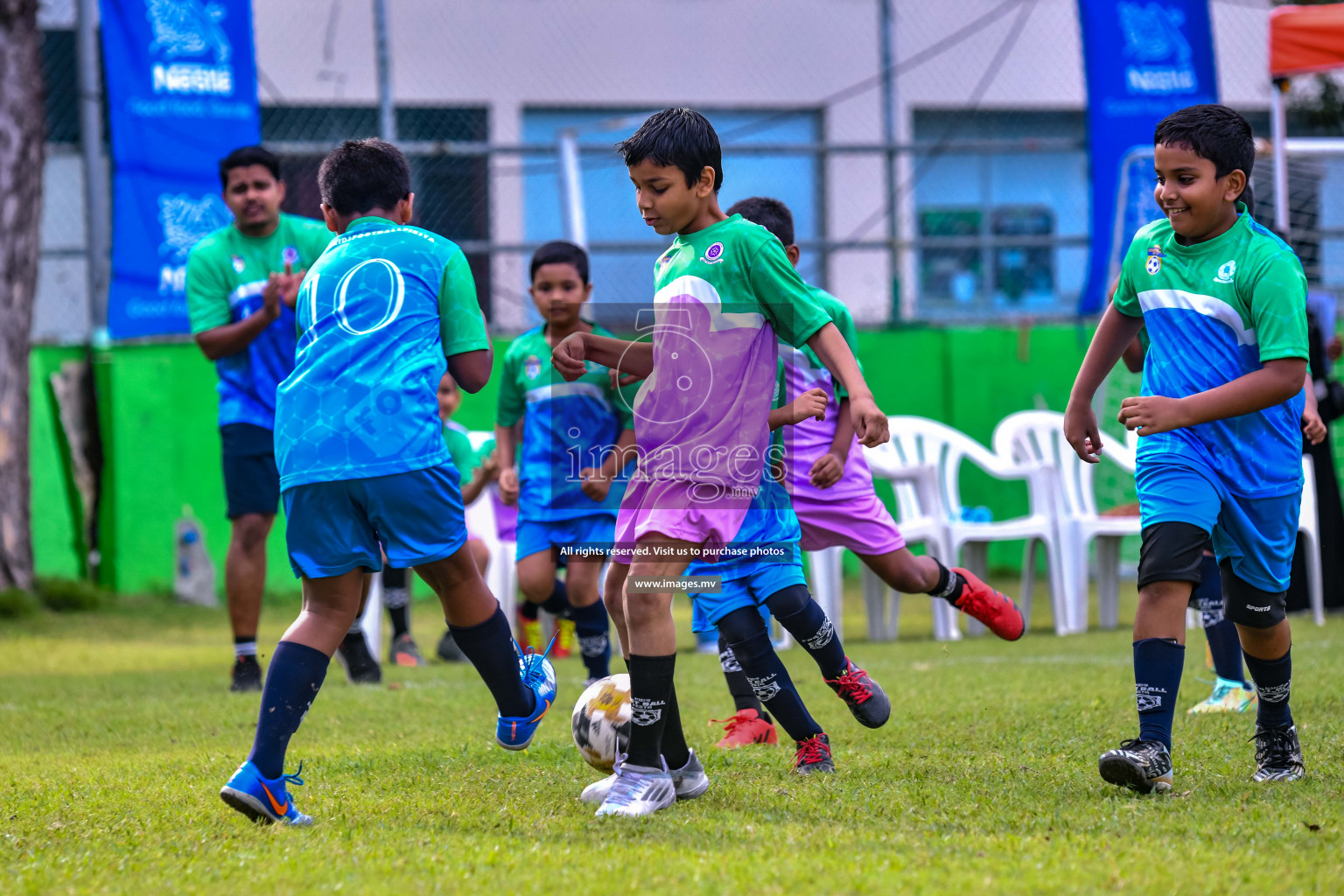 Day 1 of Milo Kids Football Fiesta 2022 was held in Male', Maldives on 19th October 2022. Photos: Nausham Waheed/ images.mv