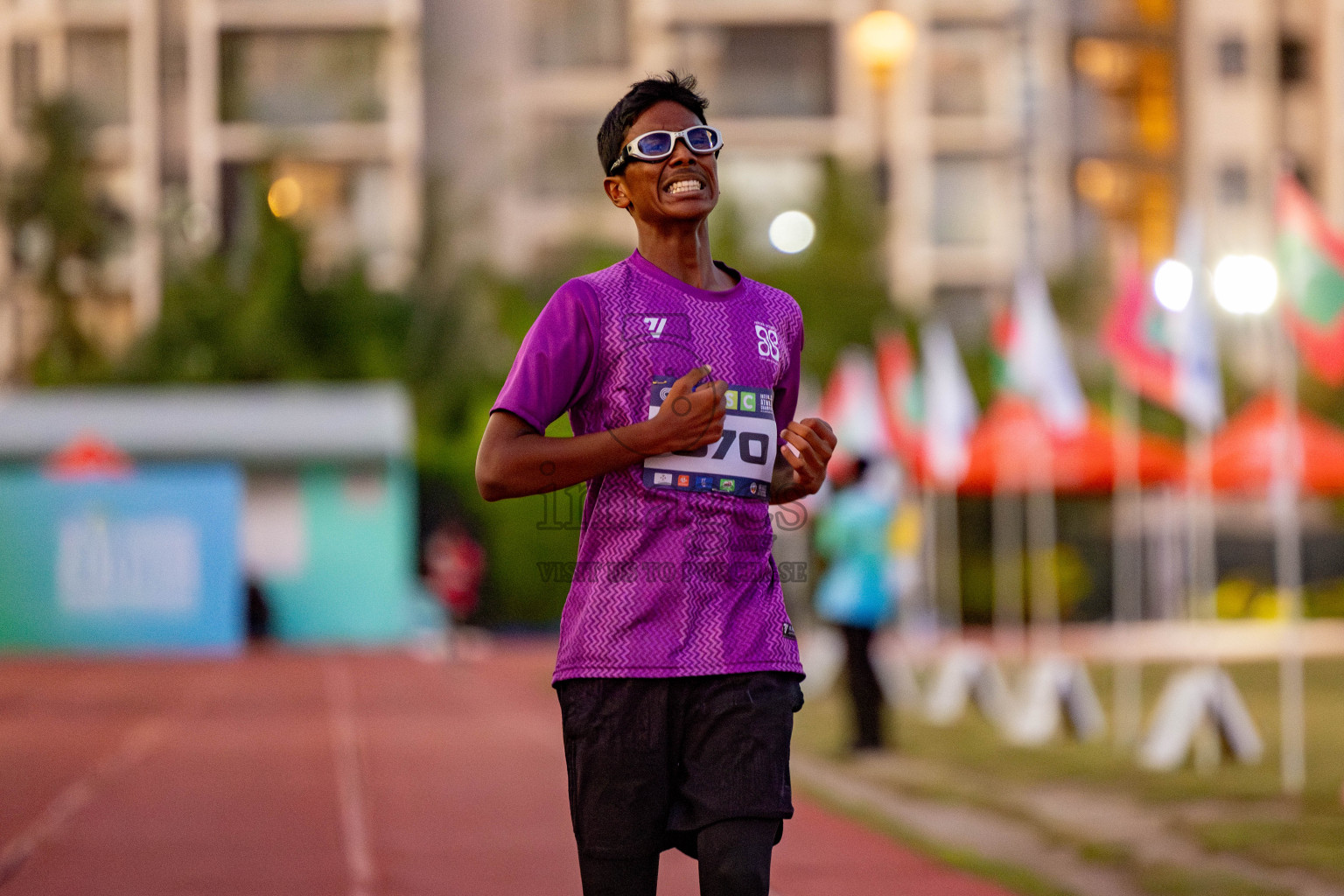 Day 1 of MWSC Interschool Athletics Championships 2024 held in Hulhumale Running Track, Hulhumale, Maldives on Saturday, 9th November 2024. 
Photos by: Hassan Simah / Images.mv