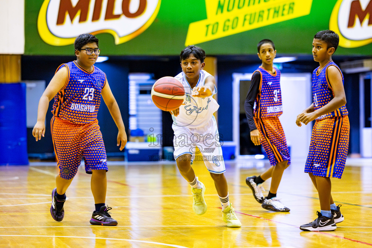 Finland International School vs Brightway International School in day 10 of Junior Championship 2024 was held in Social Center, Male', Maldives on Thursday, 21st November 2024. Photos: Nausham Waheed / images.mv