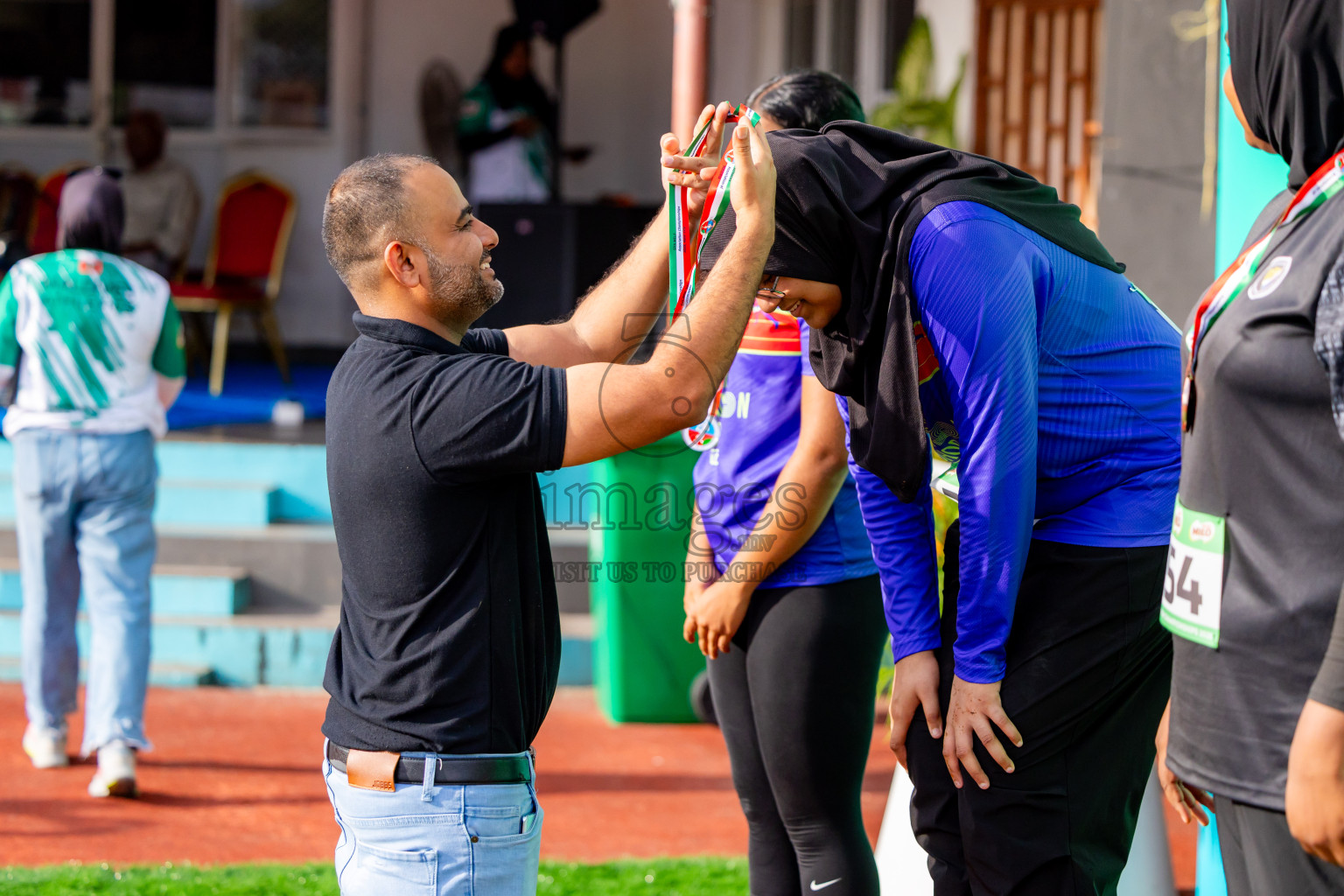 Day 3 of 12th Milo Association Championships was held in Ekuveni Track at Male', Maldives on Saturday, 26th April 2025. Photos: Nausham Waheed / images.mv