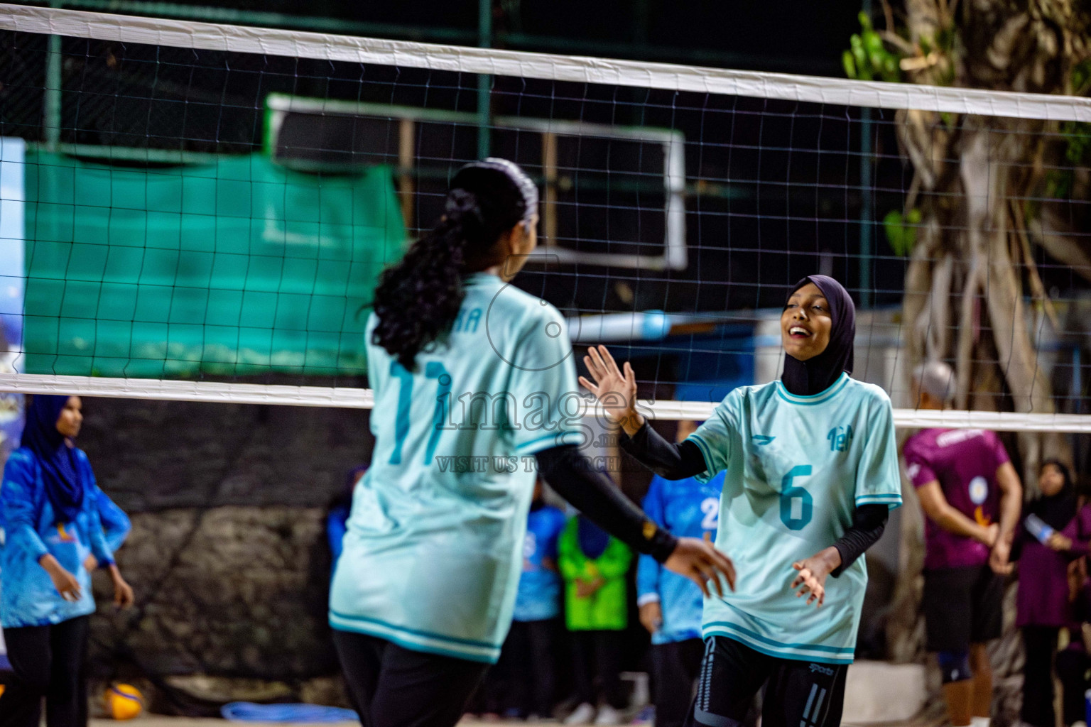 U19 Male and Atoll Girl's Finals in Day 9 of Interschool Volleyball Tournament 2024 was held in ABC Court at Male', Maldives on Saturday, 30th November 2024. Photos: Hassan Simah / images.mv