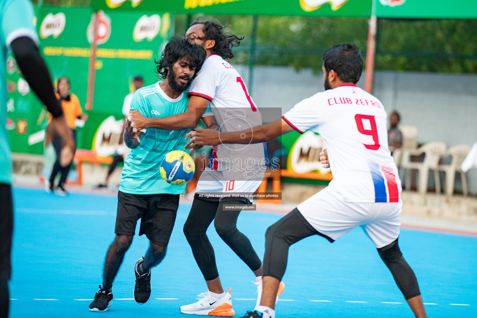 Milo 8th National Handball Tournament Day 4, 18th December 2021, at Handball Ground, Male', Maldives. Photos by Hassan Simah