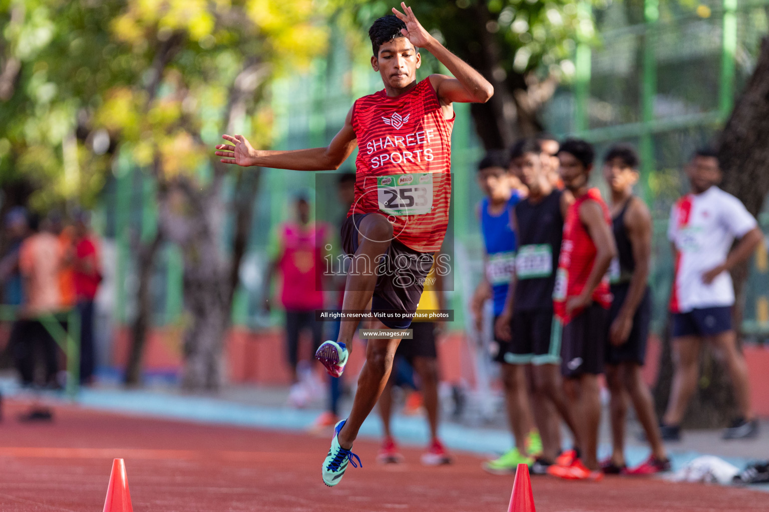 Day 2 of National Athletics Championship 2023 was held in Ekuveni Track at Male', Maldives on Saturday, 25th November 2023. Photos: Nausham Waheed / images.mv