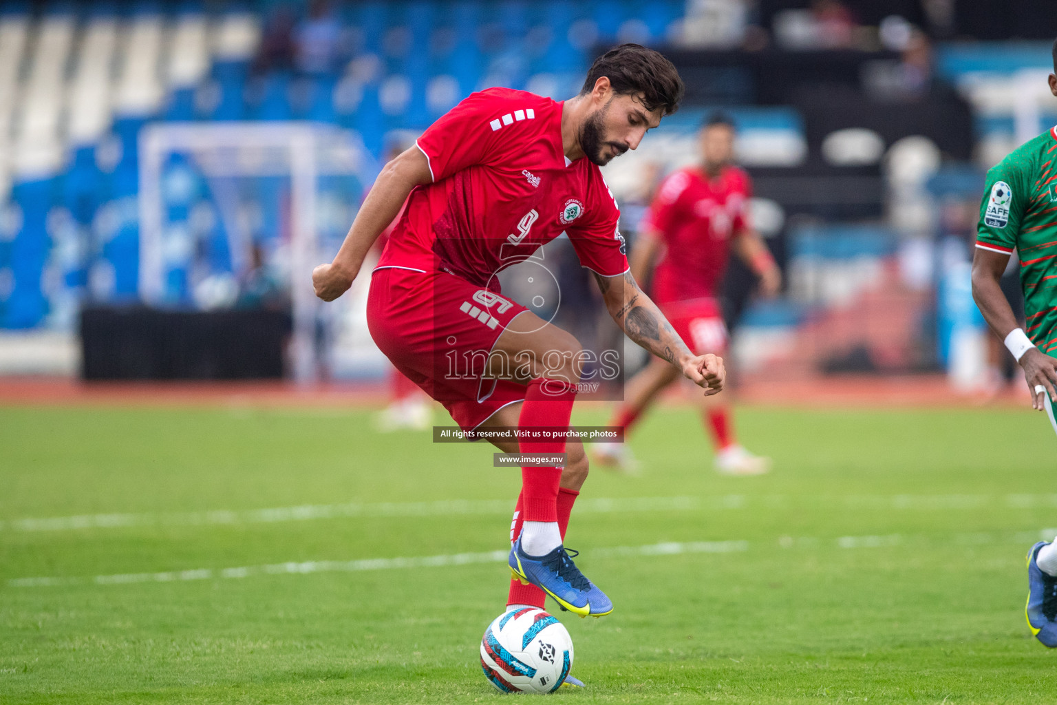 Lebanon vs Bangladesh in SAFF Championship 2023 held in Sree Kanteerava Stadium, Bengaluru, India, on Wednesday, 22nd June 2023. Photos: Nausham Waheed / images.mv