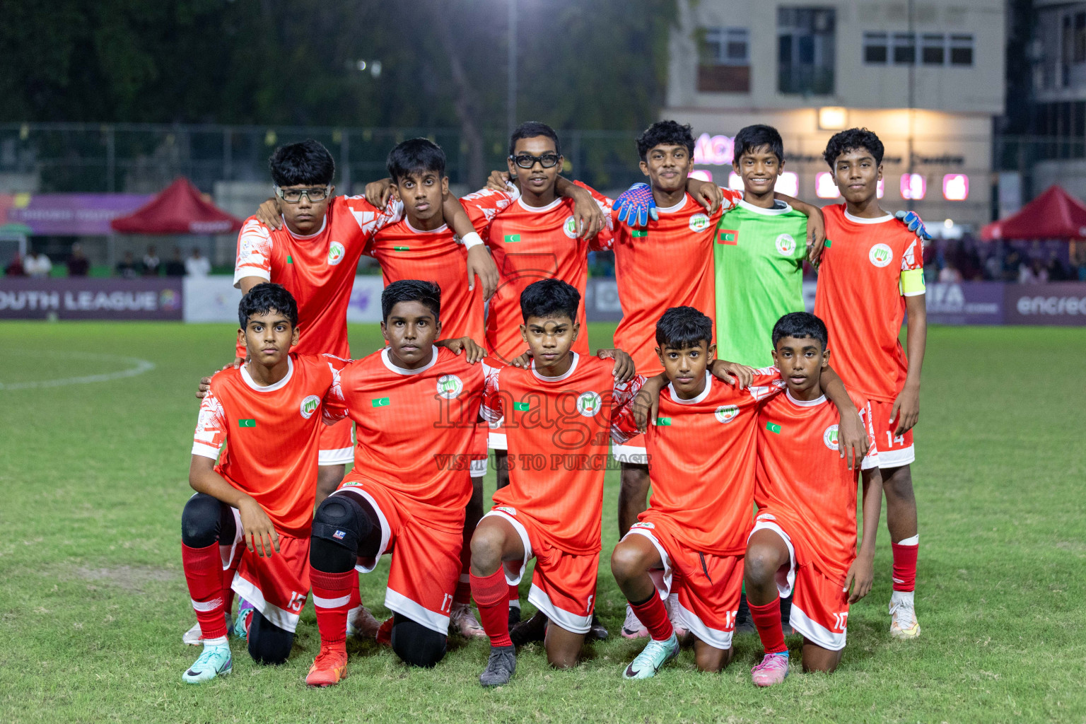 Maziya vs Hurriya (U14) in Day 4 of Dhivehi Youth League 2024 held at Henveiru Stadium on Thursday, 28th November 2024. Photos: Shuu Abdul Sattar/ Images.mv