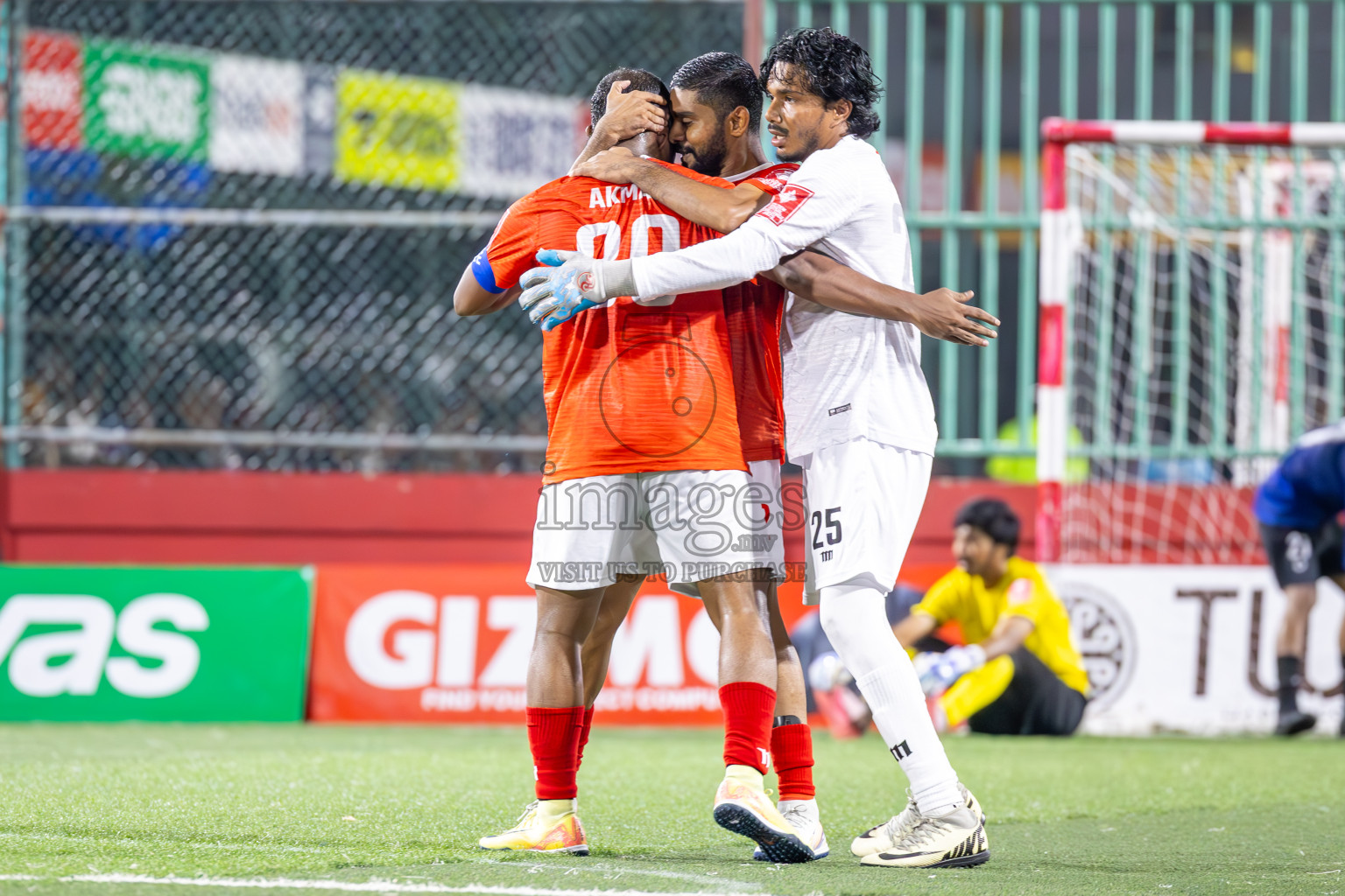 K Gaafaru vs K Kaashidhoo in Kaafu Atoll Semi Final in Day 24 of Golden Futsal Challenge 2025 was held on Tuesday , 28th January 2025, in Hulhumale', Maldives. Photos: Ismail Thoriq / images.mv
