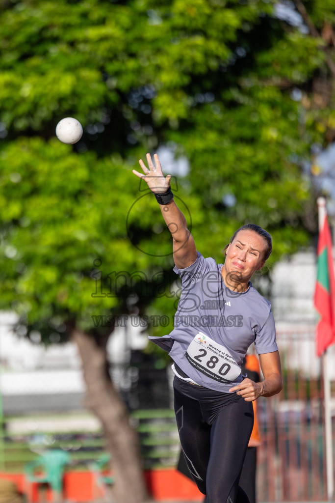 Day 2 of 33rd National Athletics Championship was held in Ekuveni Track at Male', Maldives on Friday, 6th September 2024. Photos: Shuu Abdul Sattar / images.mv