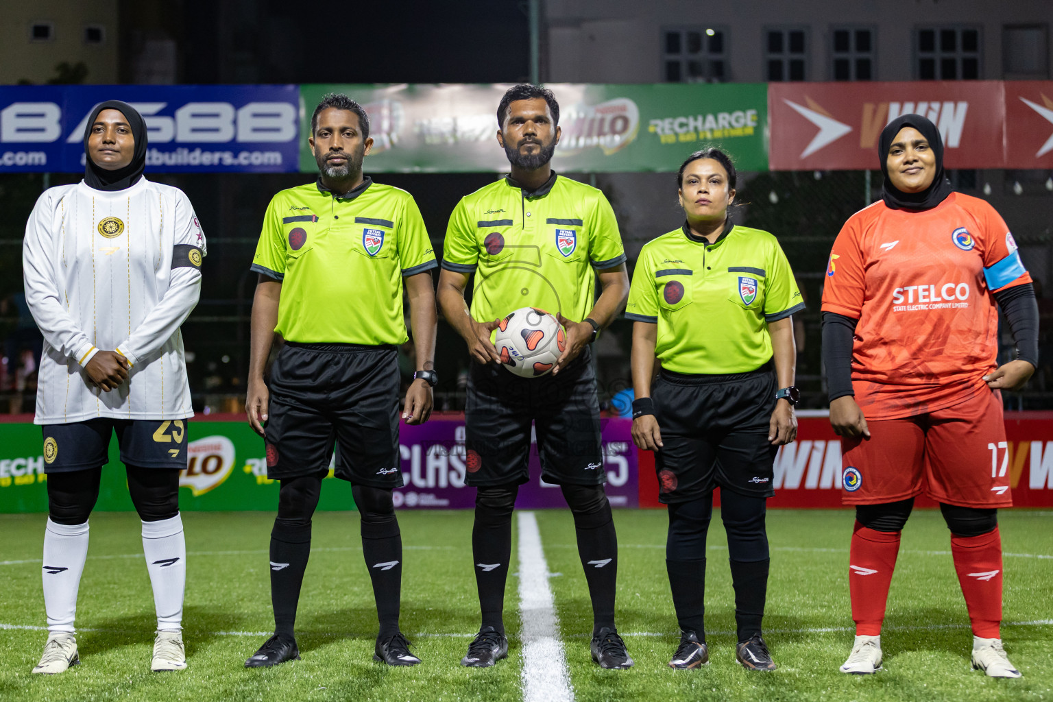 Stelco Recreation Club vs PRC in Eighteen Thirty Classic of Club Maldives Cup 2025 held in Rehendi Futsal Ground, Hulhumale', Maldives on Tuesday, 2rd September 2025. Photos: Areef, Yasna / images.mv
