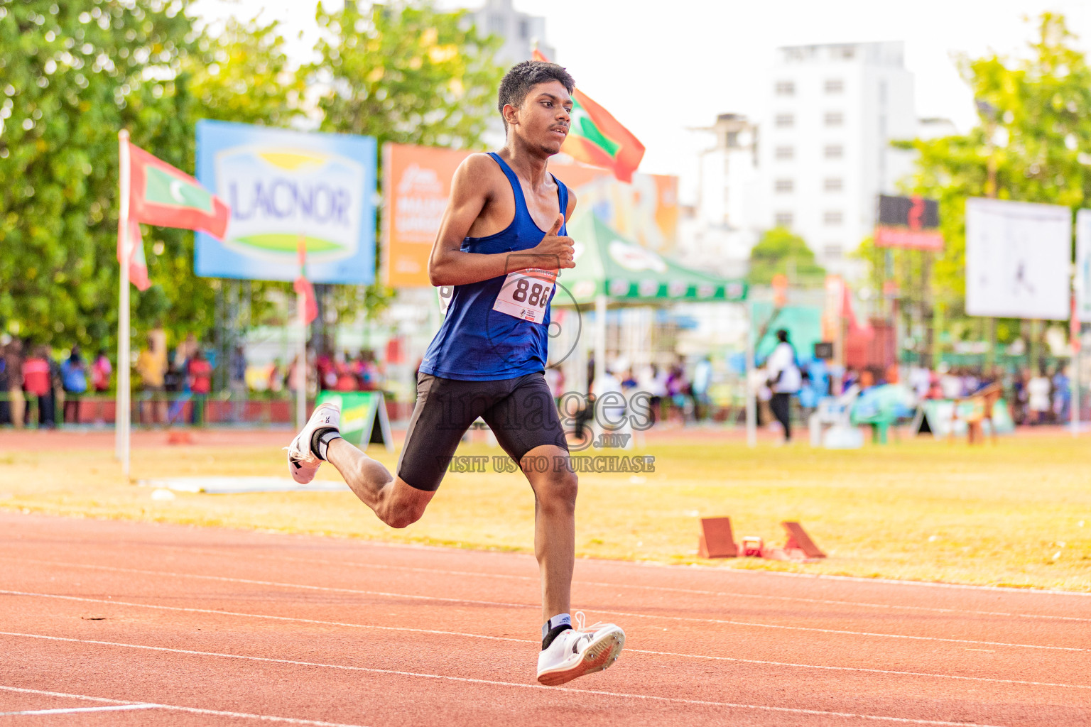 Day 3 of Inter-school Athletics Championship 2025 held in Ekuveni Synthetic Track, Male', Maldives on Wednesday, 08th October 2025. Photos by: Areef Adam  / Images.mv