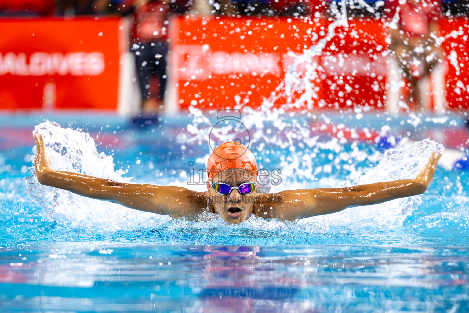 Day 2 of 20th BML Inter-school Swimming Competition 2024 held in Hulhumale', Maldives on Sunday, 13th October 2024. Photos: Ismail Thoriq / images.mv