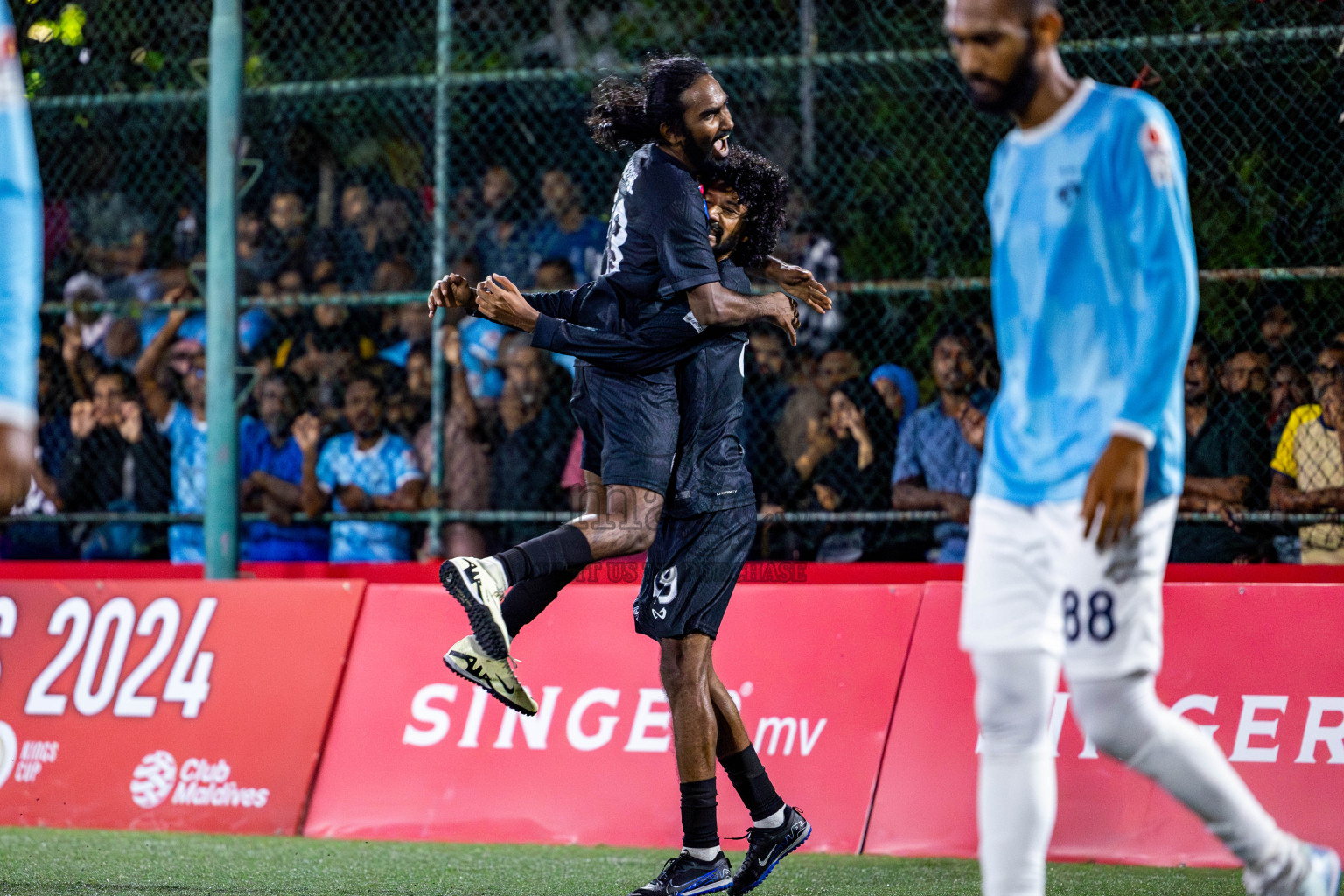 TEAM MACL vs STELCO RC in Quarter Finals of Club Maldives Cup 2024 held in Rehendi Futsal Ground, Hulhumale', Maldives on Wednesday, 9th October 2024. Photos: Nausham Waheed / images.mv