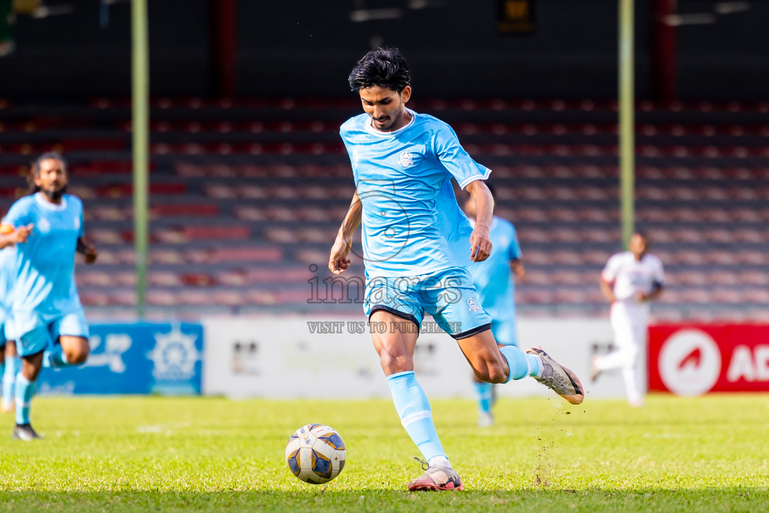 Odi Sports Club vs Mahibadhoo Sports Club in the FAM League Cup 2025 held at National Football Stadium, Male', Maldives on Friday, 9th May 2025. Photos By: Nausham Waheed / images.mv
